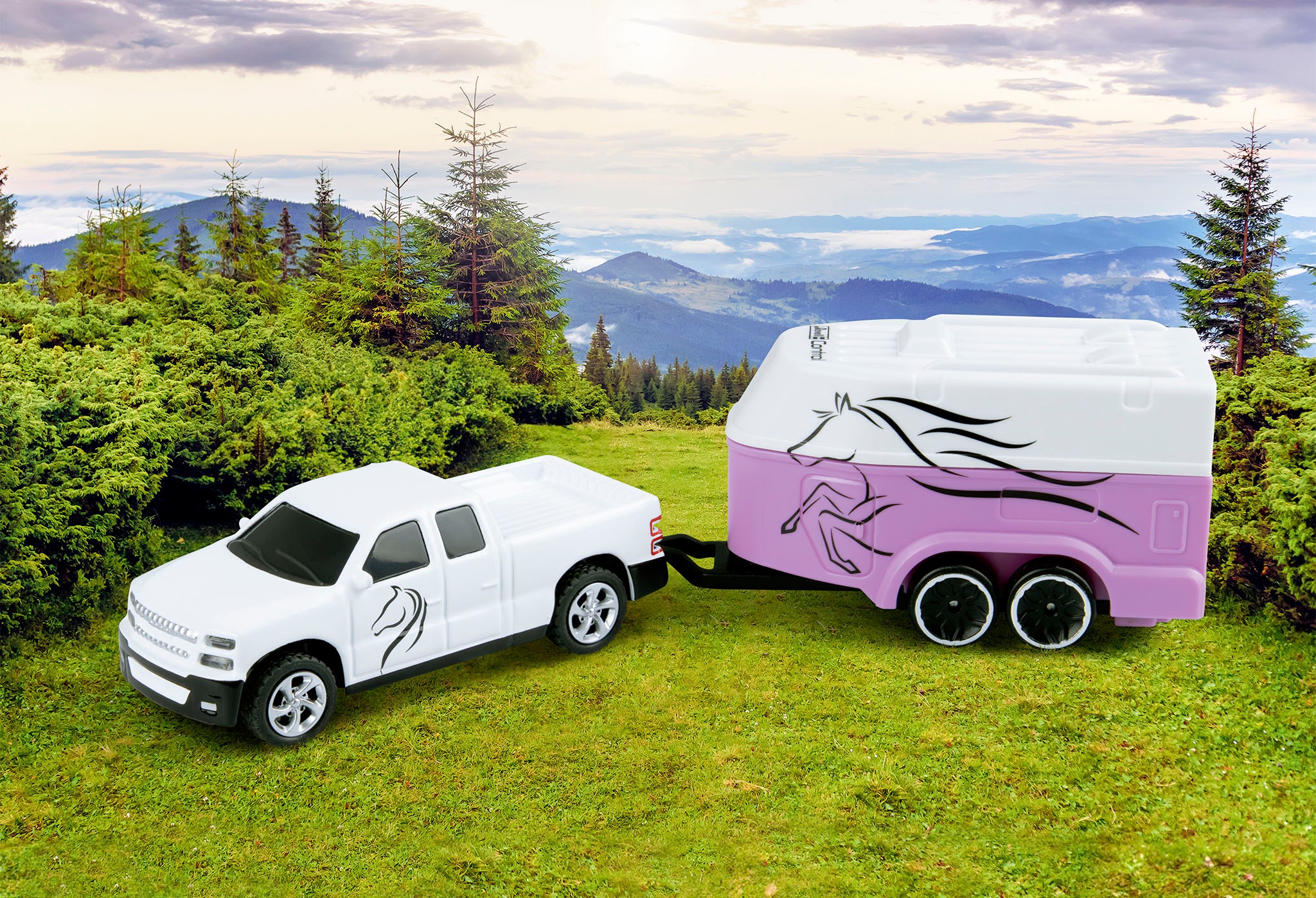 Revell® RC-Auto »Revell® control, Mini RC Car mit Pferdetransporter, 2,4 GHz«