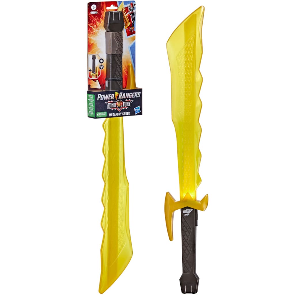 Hasbro Lichtschwert »Spielzeug-Schwert, Power Rangers Dino Fury Megafury Saber«