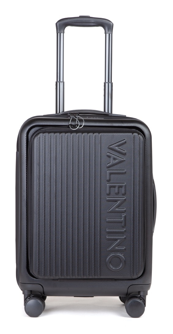 VALENTINO BAGS Koffer »LEXPLOR, 55 cm«, 4 Rollen, Handgepäck-Trolley Reisegepäck Hartschalenkoffer Easy-Access Frontfach