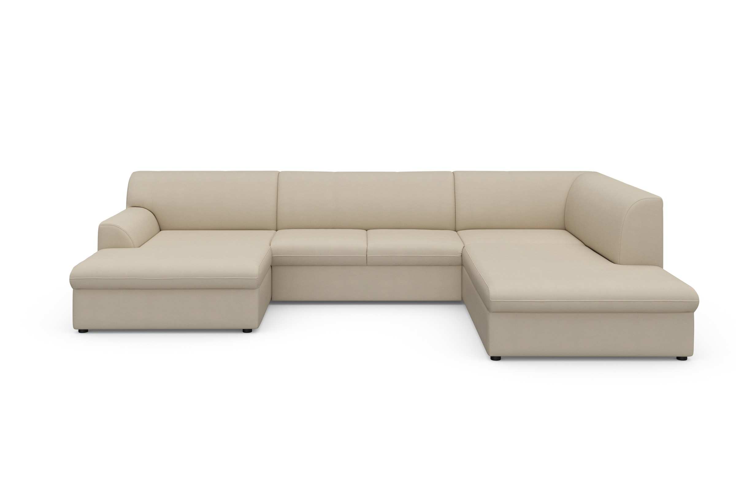 DOMO collection Wohnlandschaft "Topper, elegant und zeitlos, komfortabel, U günstig online kaufen