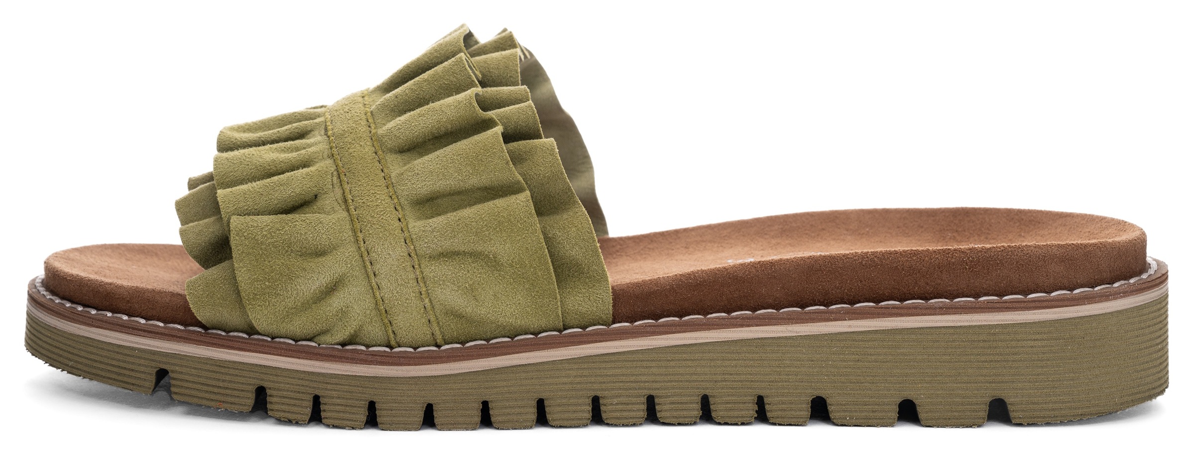 Ara Pantolette »KENT«  , Slides, Flats, Sandale mit geraffter Bandage