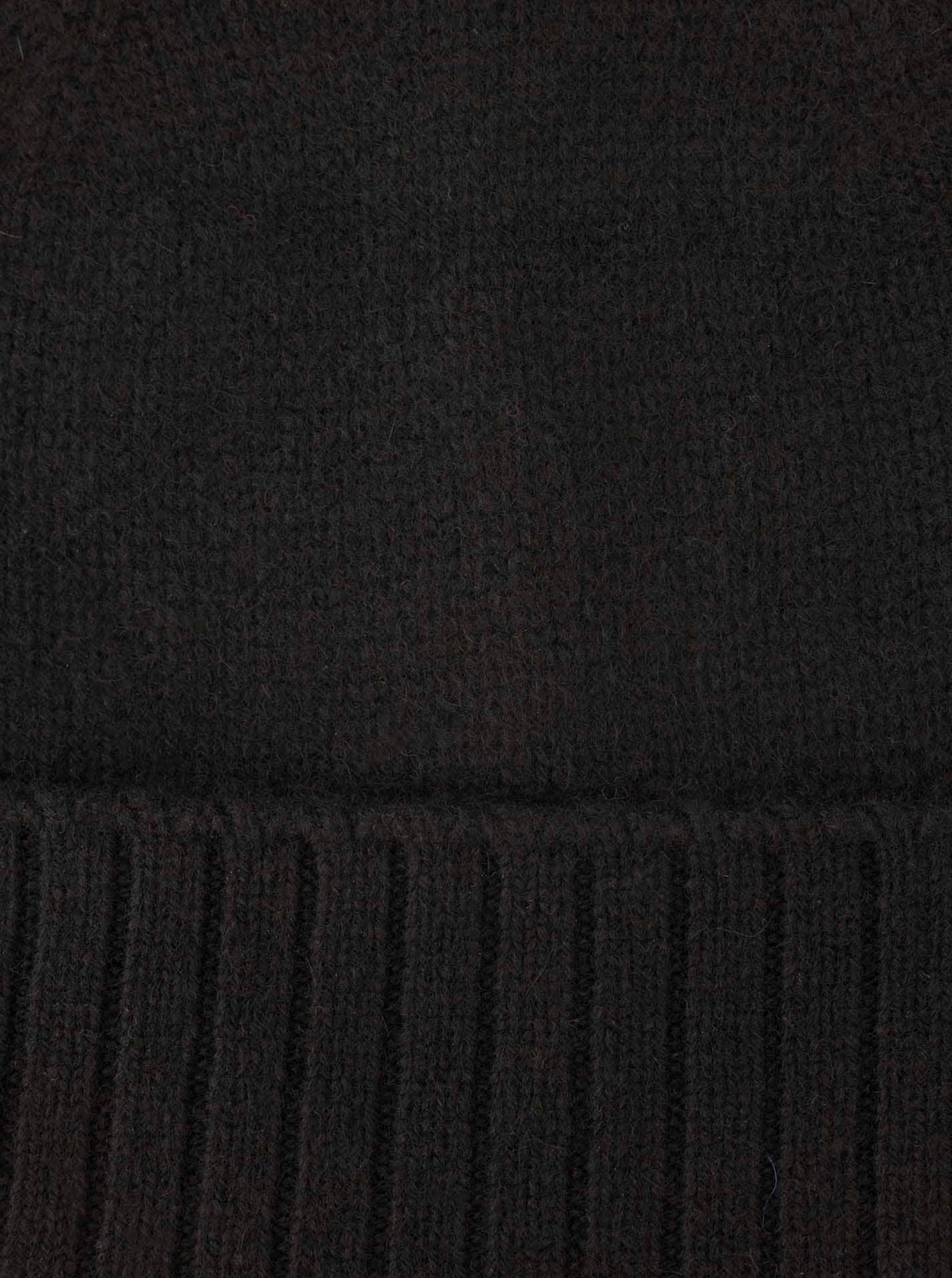 Zwillingsherz Strickmütze, Feinstrick, breiter geripptem Umschlag