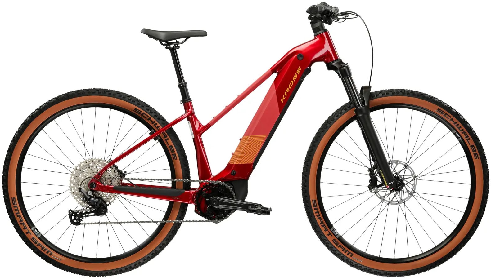 Kross »E-MTB Influx Hybrid 4.0 21,3Ah / 800 Wh 29 Zoll rot  12 Gänge 2026« 12 Gang Shimano DEORE M6100 Schaltwerk Kettenschaltung Mittelmotor 250 W
