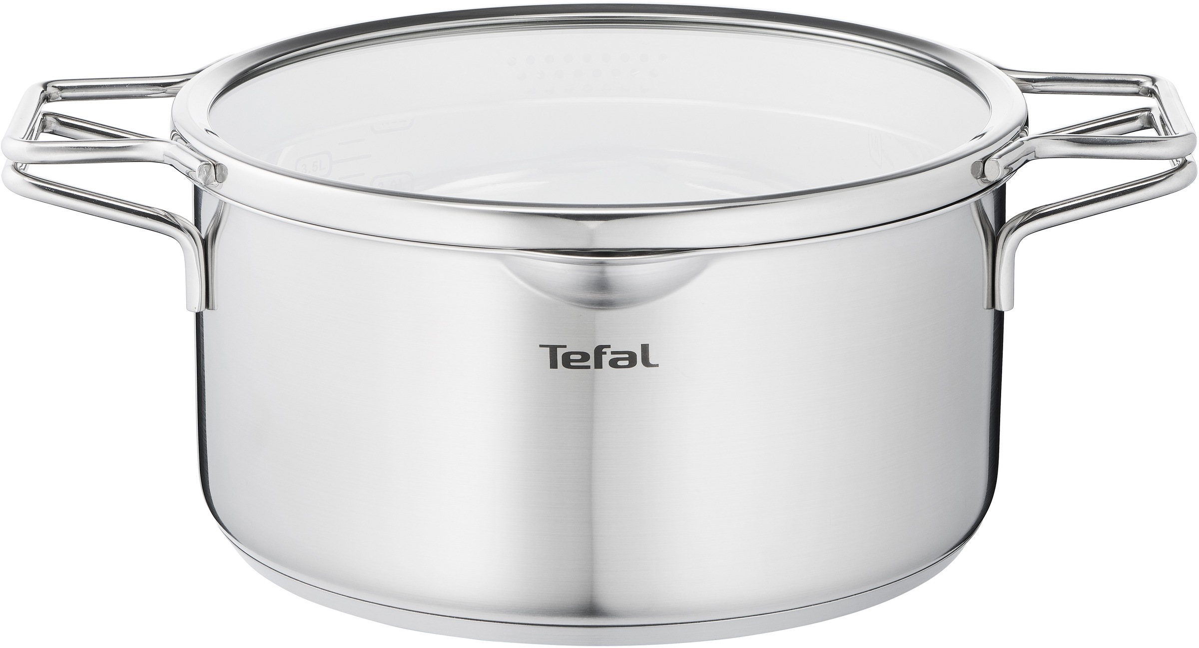 Tefal Kochtopf »Nordica« Edelstahl 1 Stk. tlg. mit Deckel, nordisches Desig günstig online kaufen