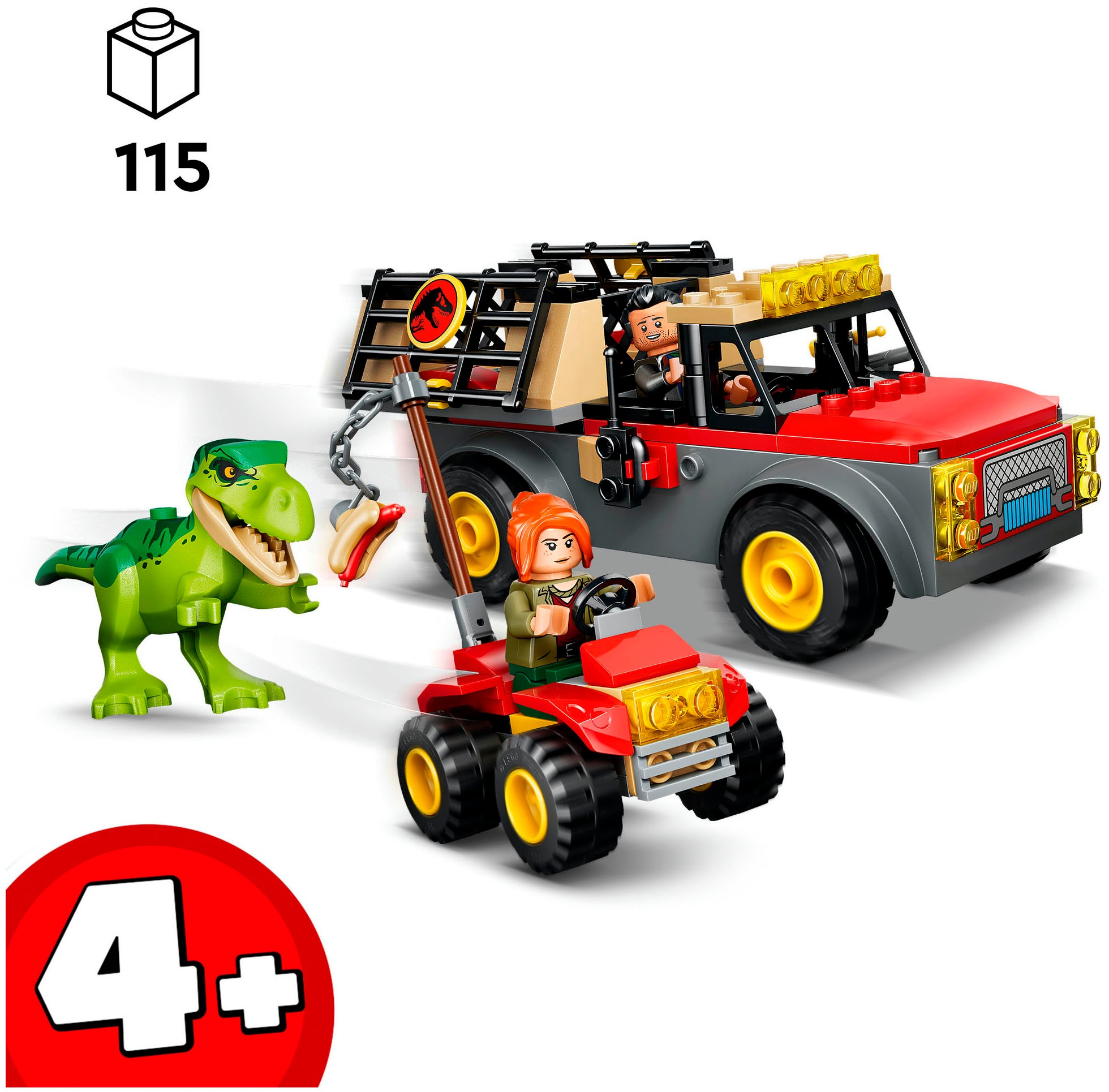 LEGO® Konstruktionsspielsteine »Transporter für den Jungen T.Rex (77978), LEGO Jurassic World« Made in Europe