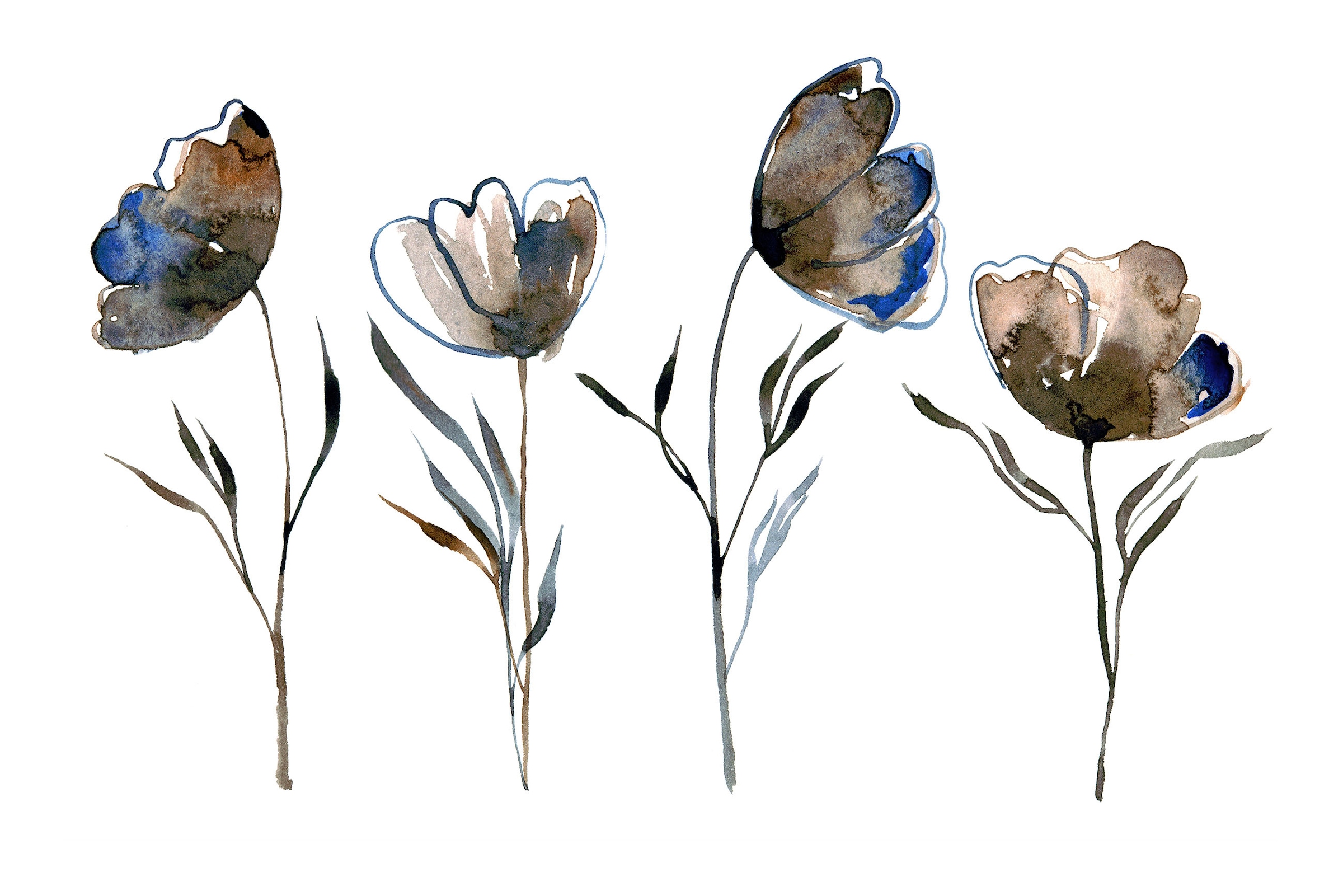 queence Leinwandbild »Blumen«, Kunst-Blumen-Blumenbilder, Premium-Leinwands günstig online kaufen
