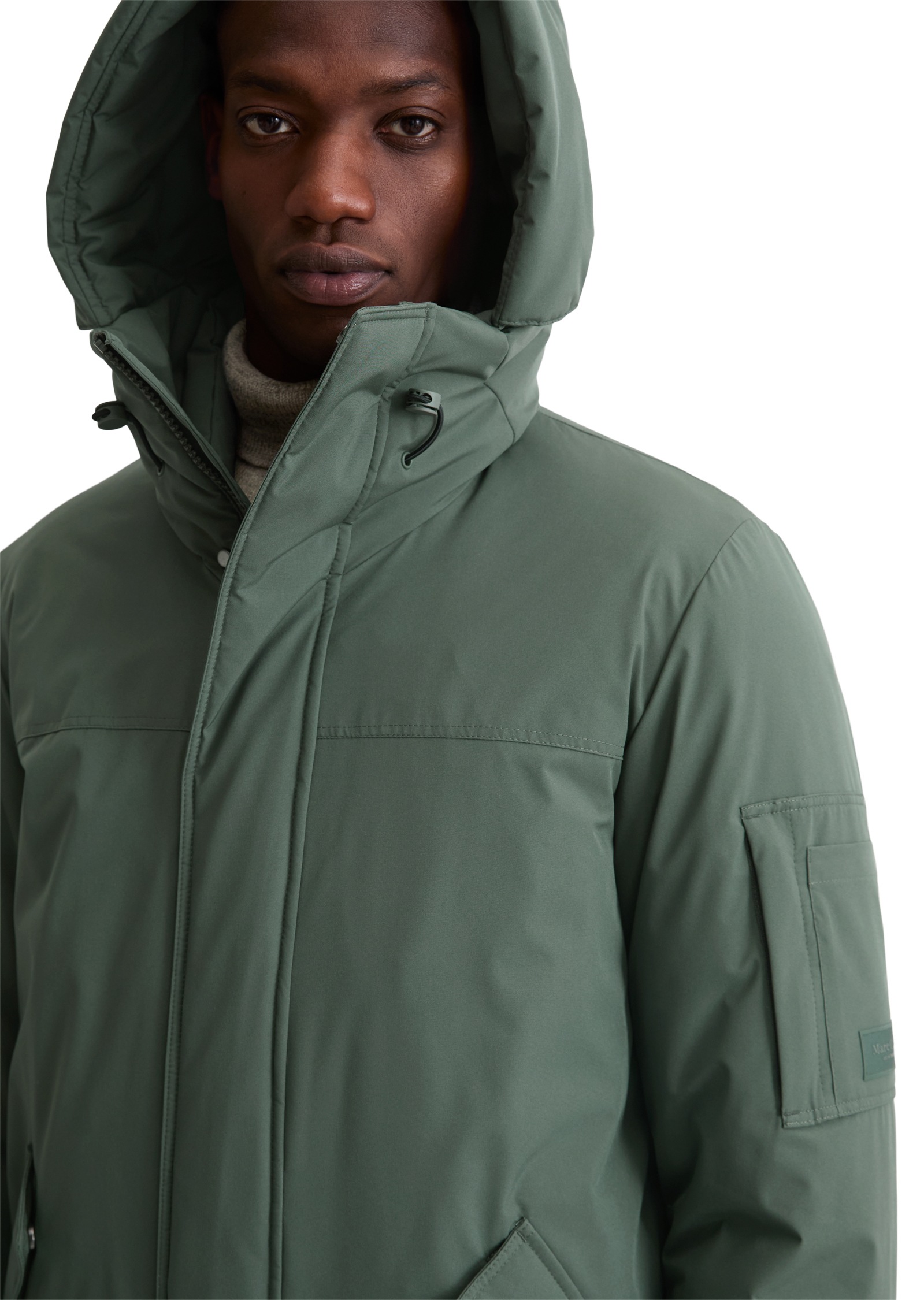 Marc O'Polo Parka, mit Kapuze, Weich und wasserabweisend, Winterjacke, regular fit