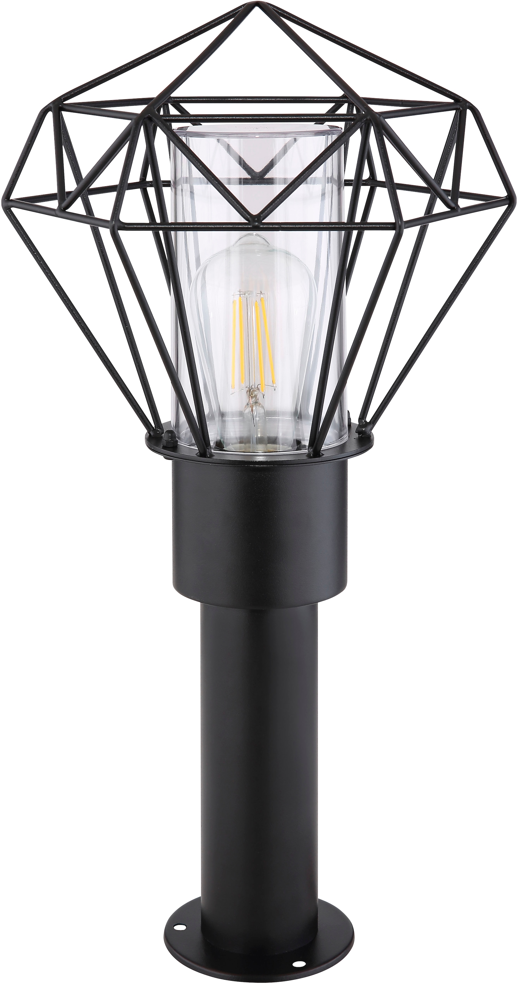 GLOBO LIGHTING Außen-Stehlampe »HORACE« E27 1 Stk. Außenleuchte für Garten & Terrasse schwarz