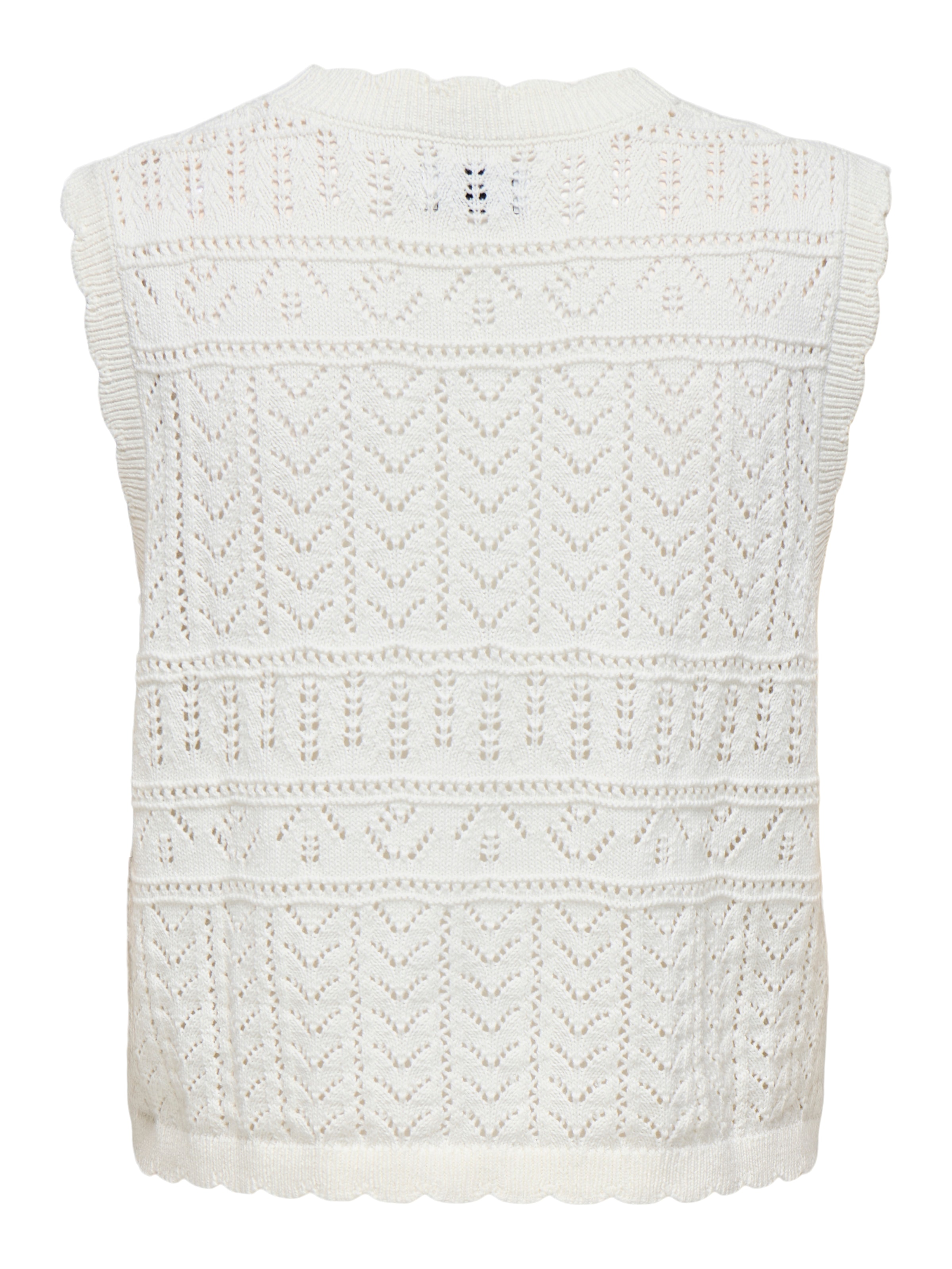 ONLY Strickjacke »ONLIRINA V-NECK BUTTON VEST KNT NOOS« Baumwollmischung