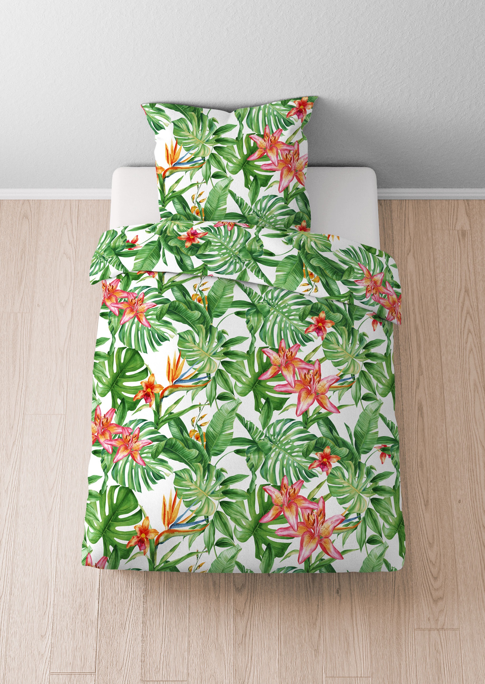 Castell - Markenbettwäsche Bettwäsche »260993« 2 Seersucker, bügelfrei, pflegeleicht, Reißverschluss, ganzjährig