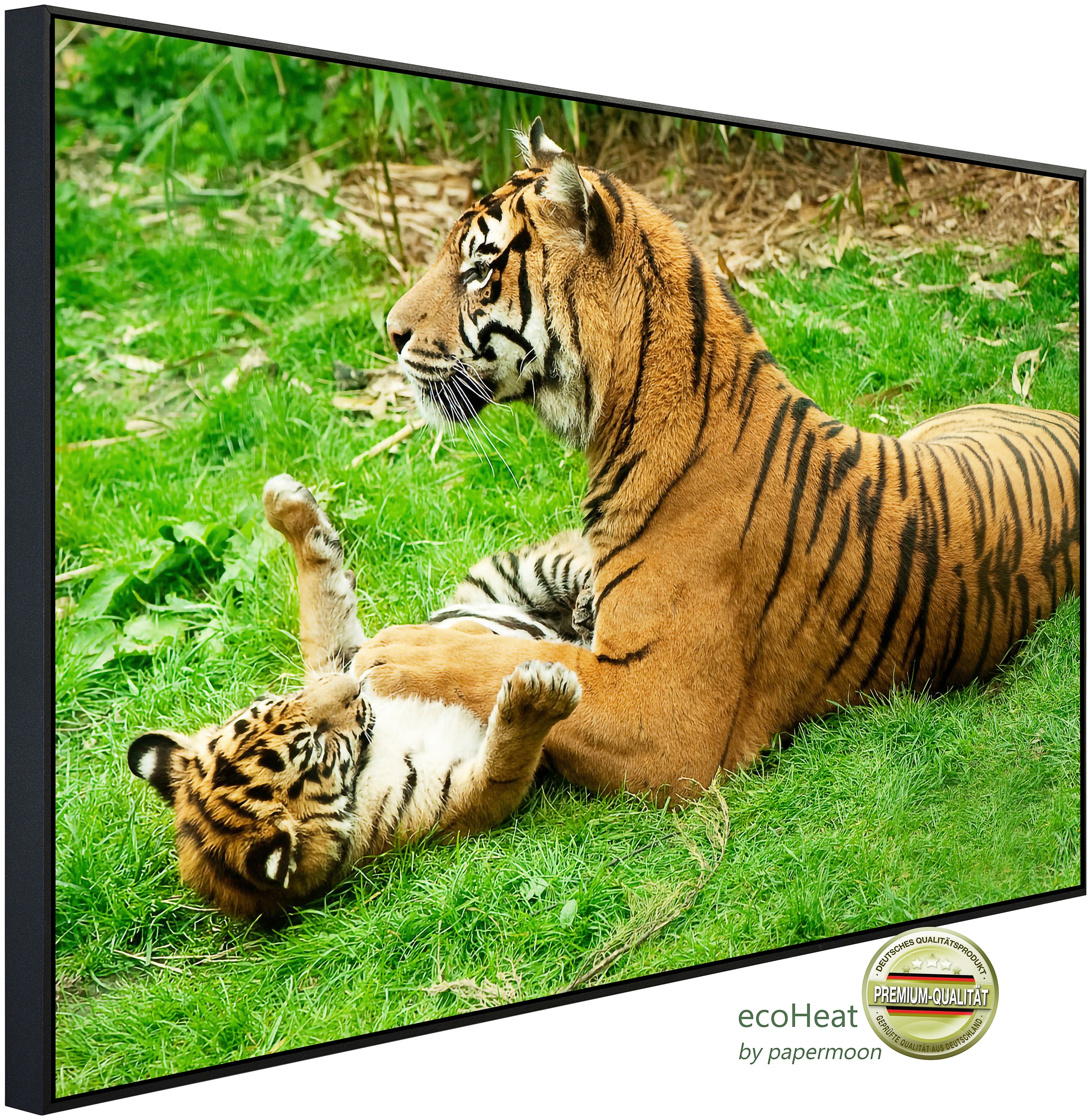 Papermoon Infrarotheizung »Tiger mit Baby«, sehr angenehme Strahlungswärme günstig online kaufen