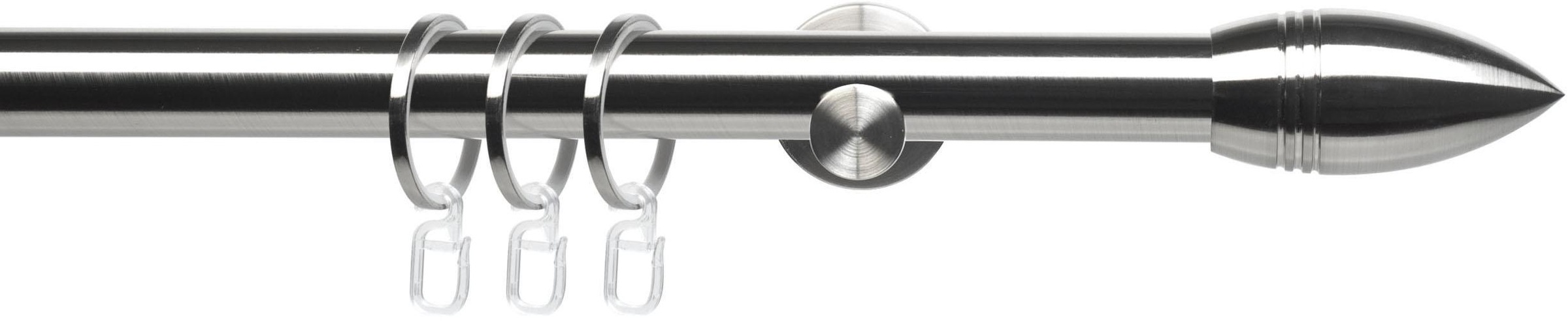 Liedeco Gardinenstange »CELBULLE01SG1L« Ø 25 mm 1 läufig-läufig Fixmaß 1-lä günstig online kaufen