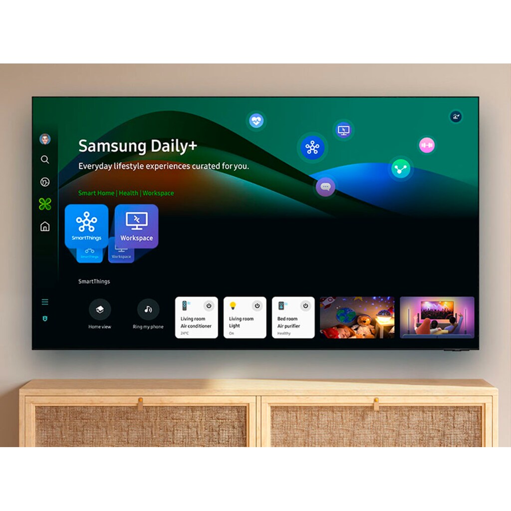 Samsung QLED-Fernseher »GQ55Q70DAT«, 138 cm/55 Zoll, 4K Ultra HD, Smart-TV