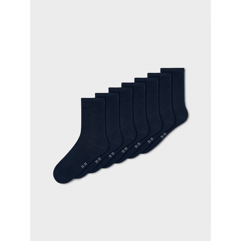 NAME IT Socken »NKNSOCK 7P SOLID NOOS« Packung, 7 Stk. tlg. Dark Sapphire 40/42 40/42 7-er Set Socken von Name it