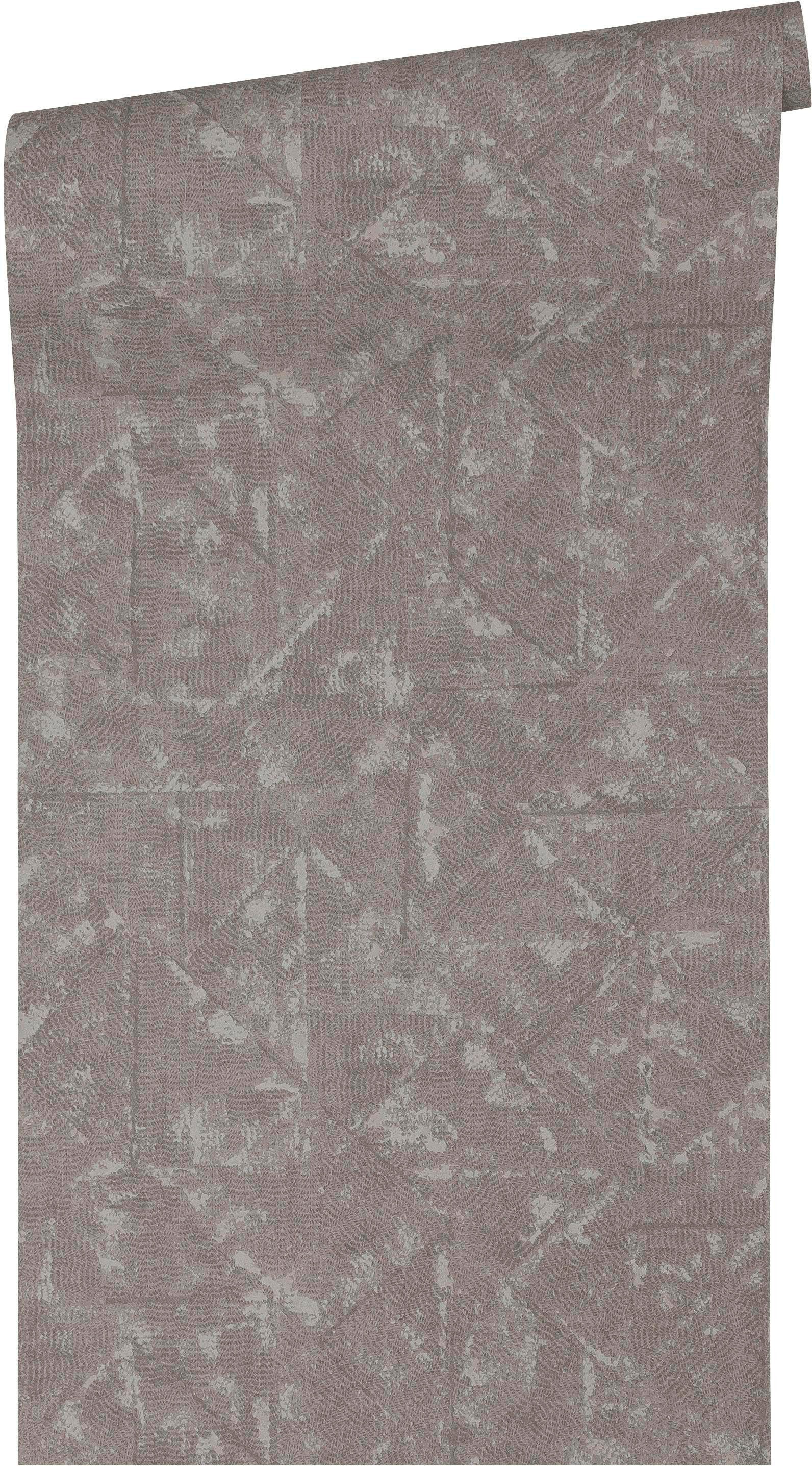 Architects Paper Vliestapete »Absolutely Chic«, Strukturmuster-gemustert-Motiv, Struktur Tapete Design Grafik Vliestapete Metallic Tapeten Wohnzimmer