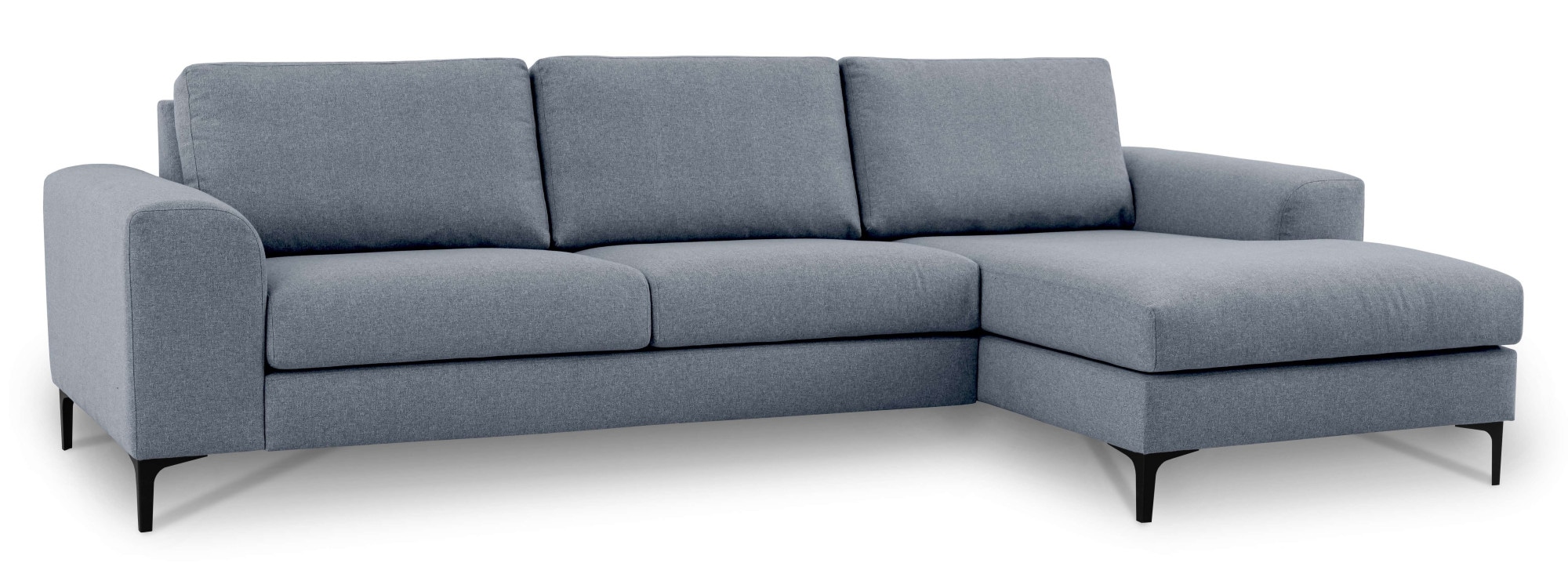 OTTO home Ecksofa »Henry, L-Form, Breite 294 cm« mit Metallbeinen, Wellenunterfederung, wasserabweisender Stoff