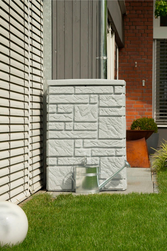 ARVES Regentonne »Maurano« BxTxH: 80x40x118 cm grau