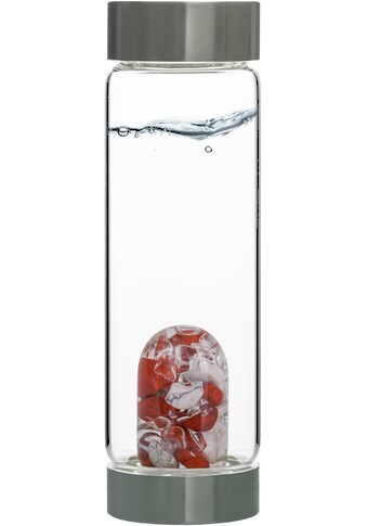 VitaJuwel Wasserkaraffe »Edelsteinflasche ViA Fitness«, (Roter Jaspis - Magnesit -... kaufen