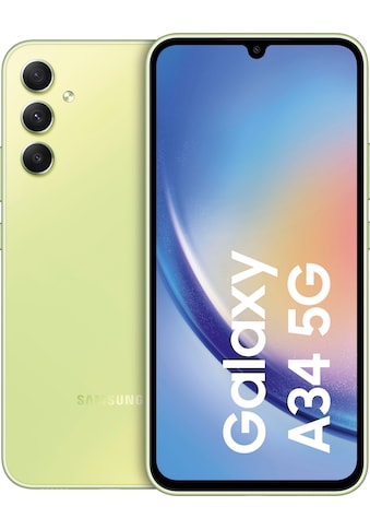 Smartphone »Galaxy A34 5G 256GB«, leicht grün, 16,65 cm/6,6 Zoll, 256 GB...