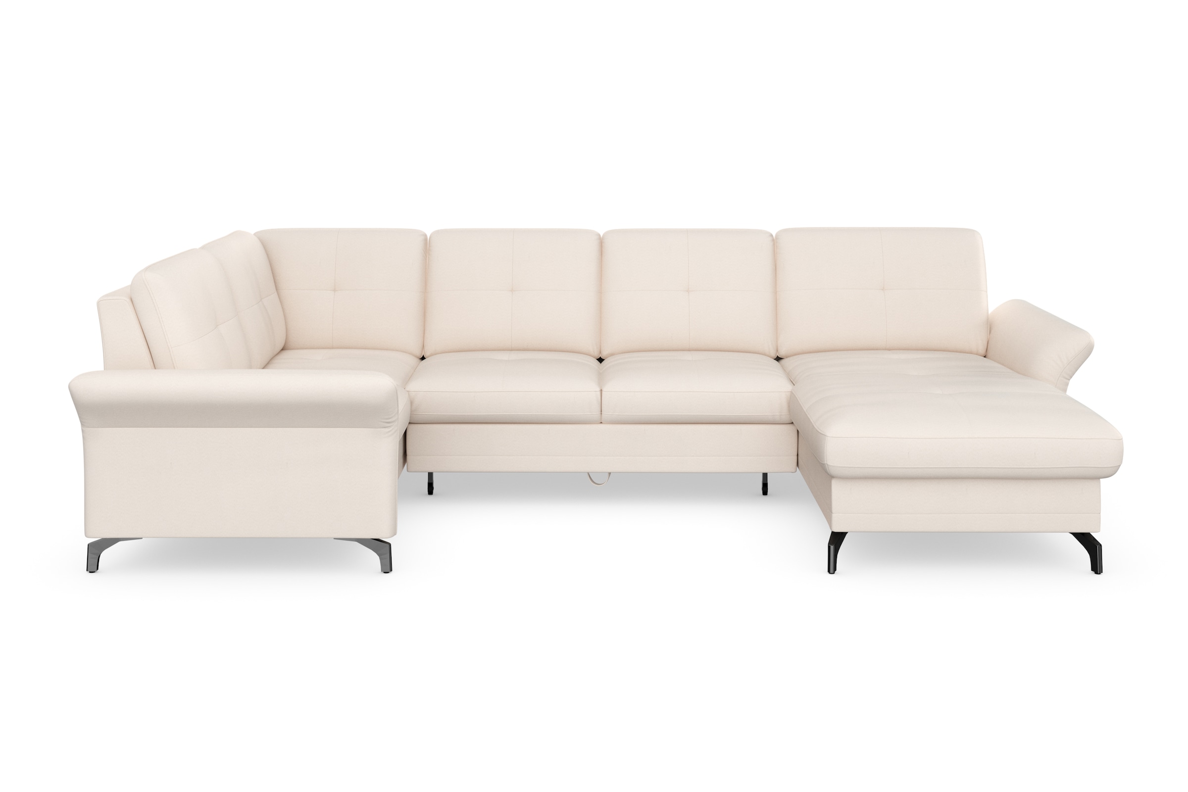 Home affaire Wohnlandschaft »Calando U-Form« wahlweise mit Bettfunktion, Be günstig online kaufen