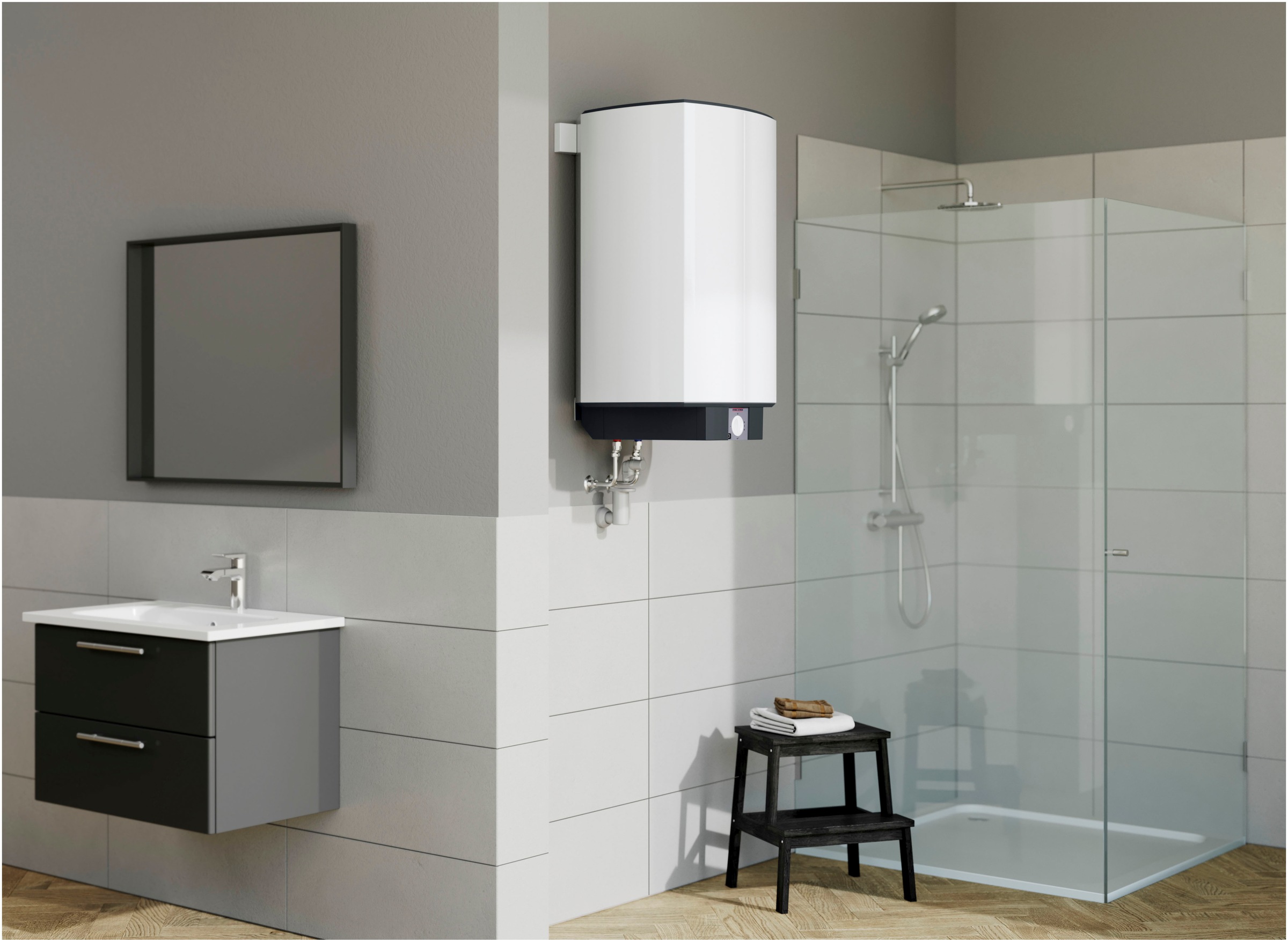 STIEBEL ELTRON Wandspeicher »HFA/EB 80 Z« 80 l, druckfest, energiesparend, Schnellaufheizung