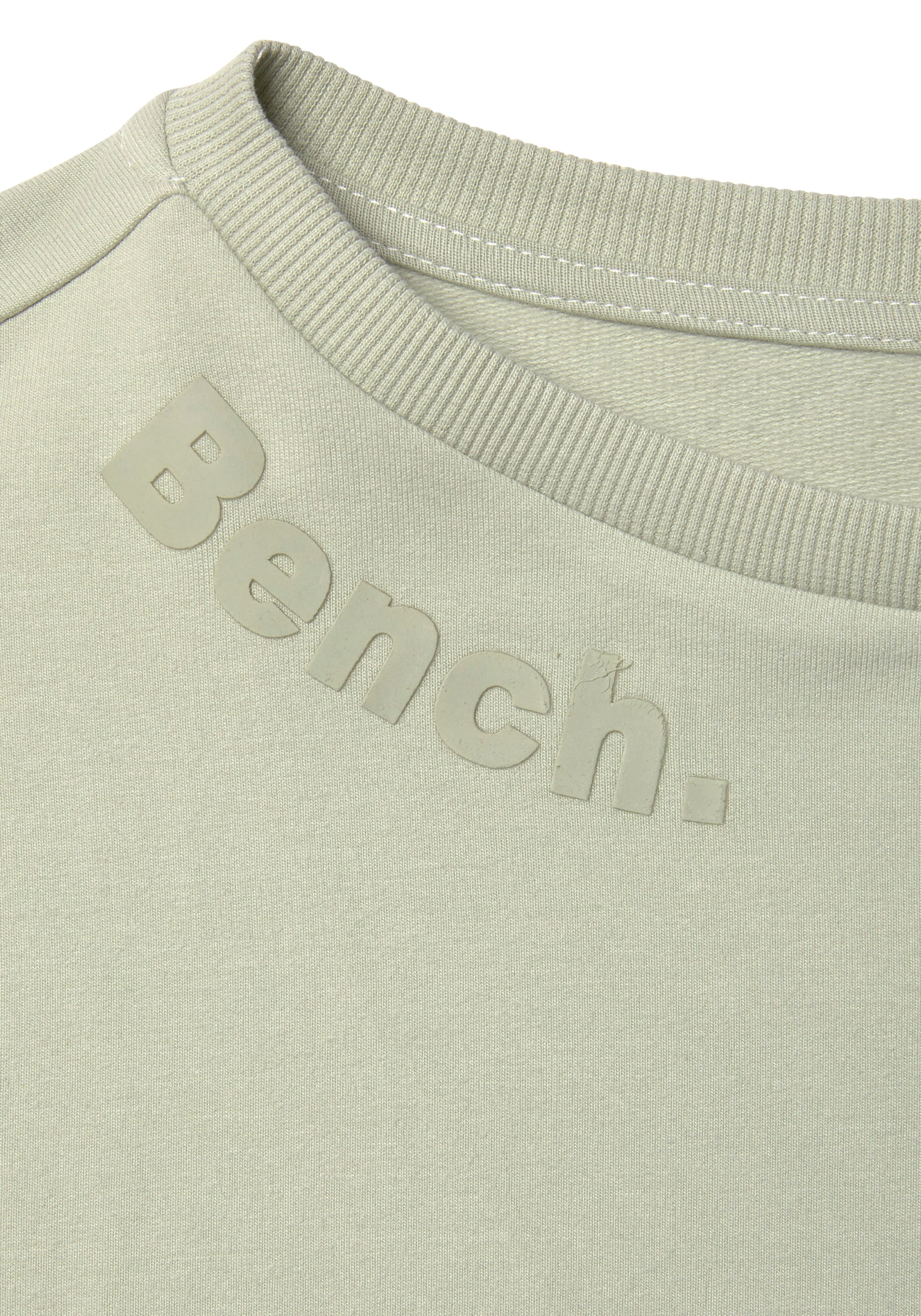 Bench. Loungewear Sweatshirt, mit gerafften Ärmelbündchen, Loungeanzug