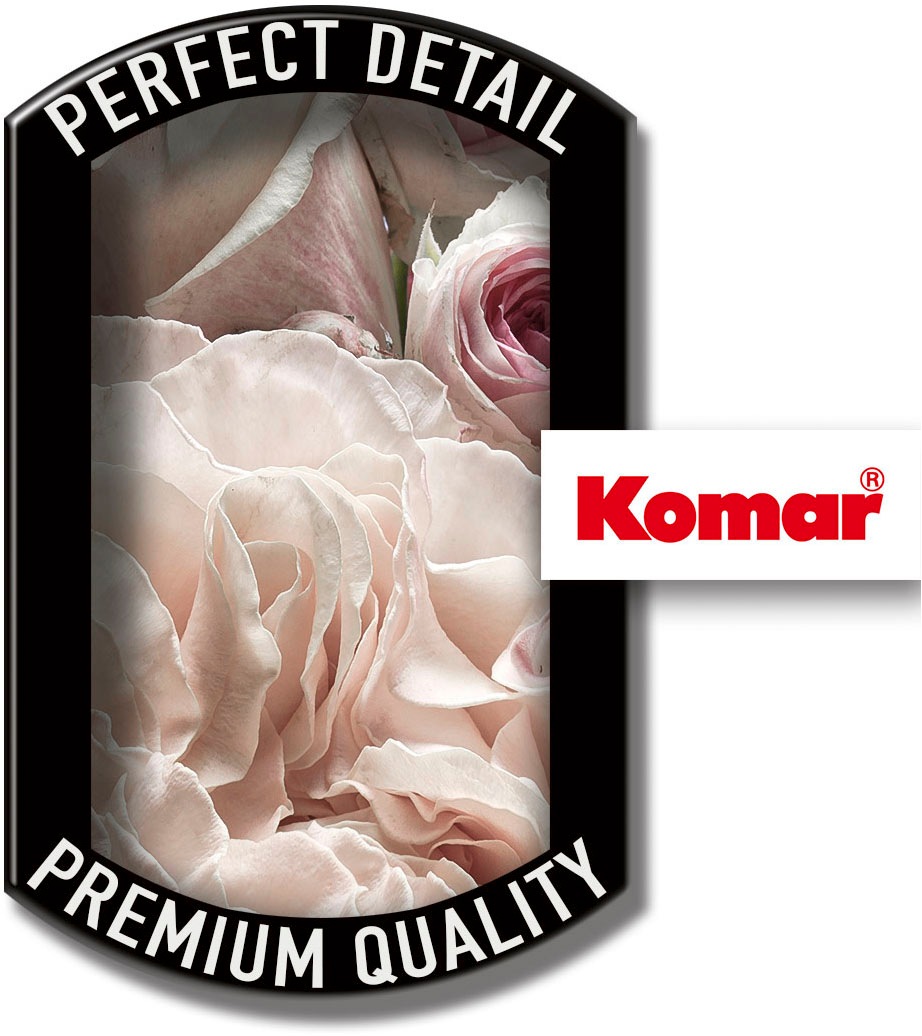 Komar Fototapete »Digitaldruck Vlies Fototapete - Englische Rosen - Größe 100 x 280 cm« Motiv | bedruckt glatt