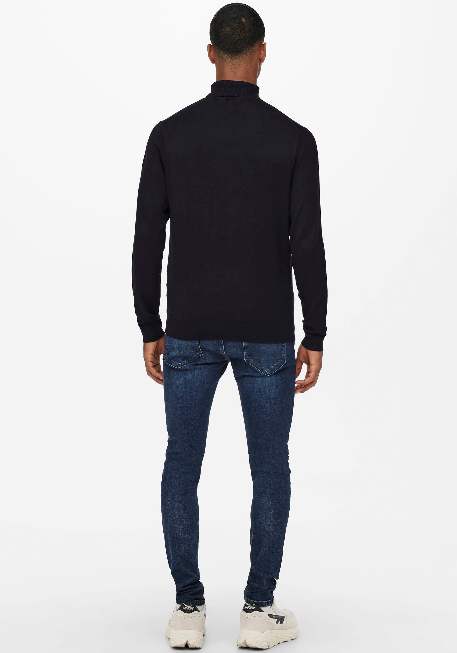 ONLY & SONS Rollkragenpullover »ONSWYLER LIFE REG ROLL NECK KNIT NOOS«