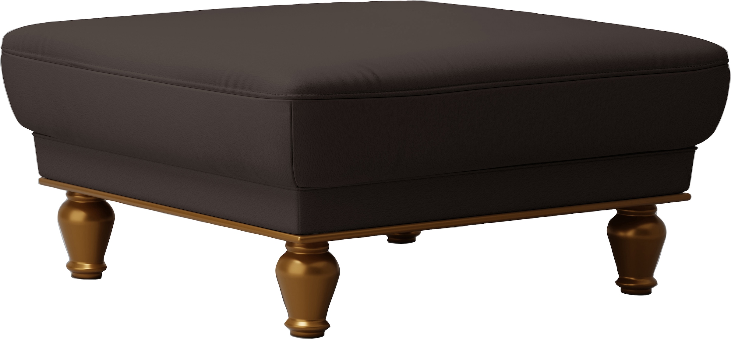 sit&more Polsterhocker »Orient 5«, goldfarbene Füße