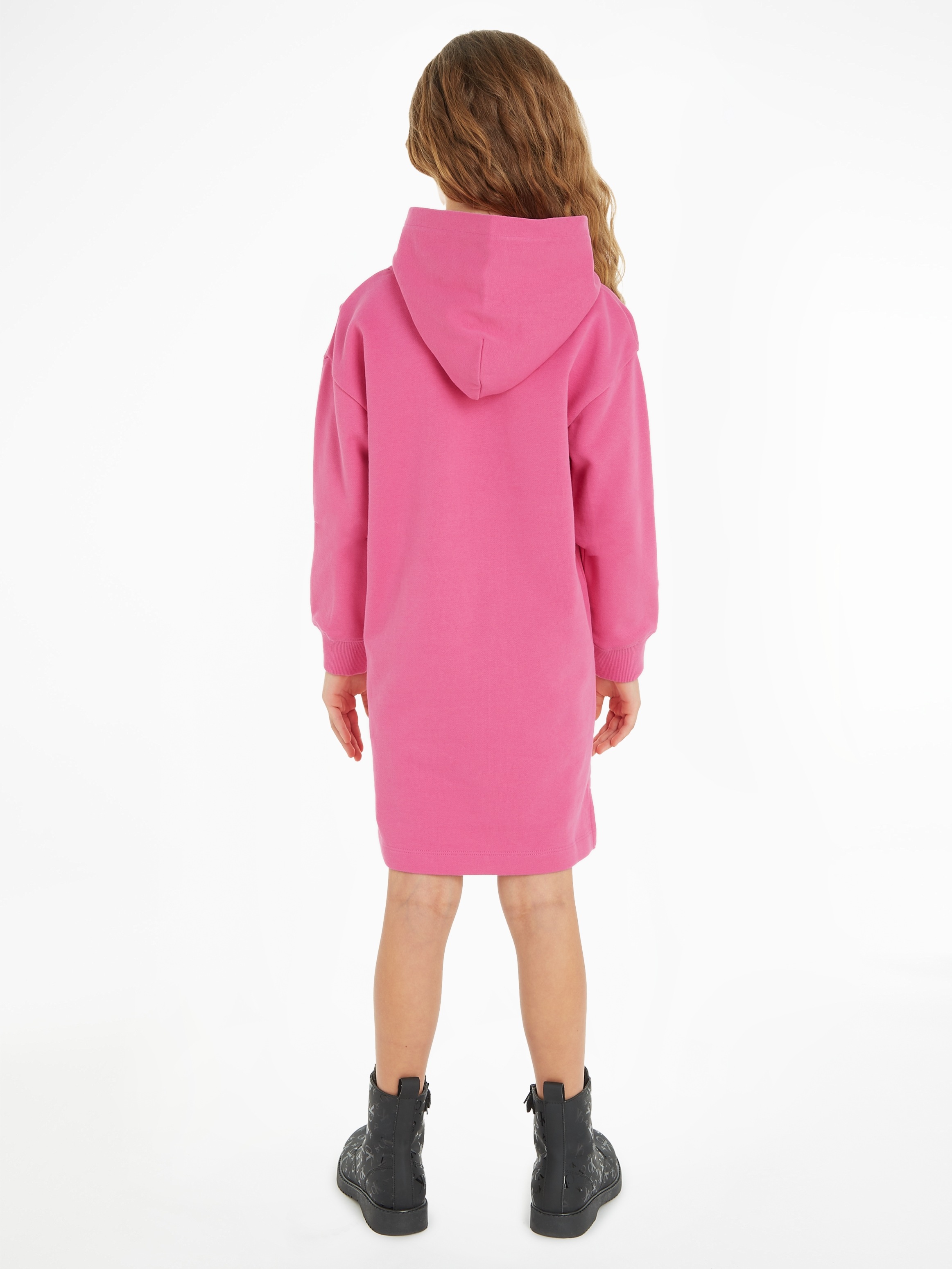 Calvin Klein Jeans Sweatkleid »PUFF HERO LOGO LS HOODIE DRESS«, für Kinder bis 16 Jahre