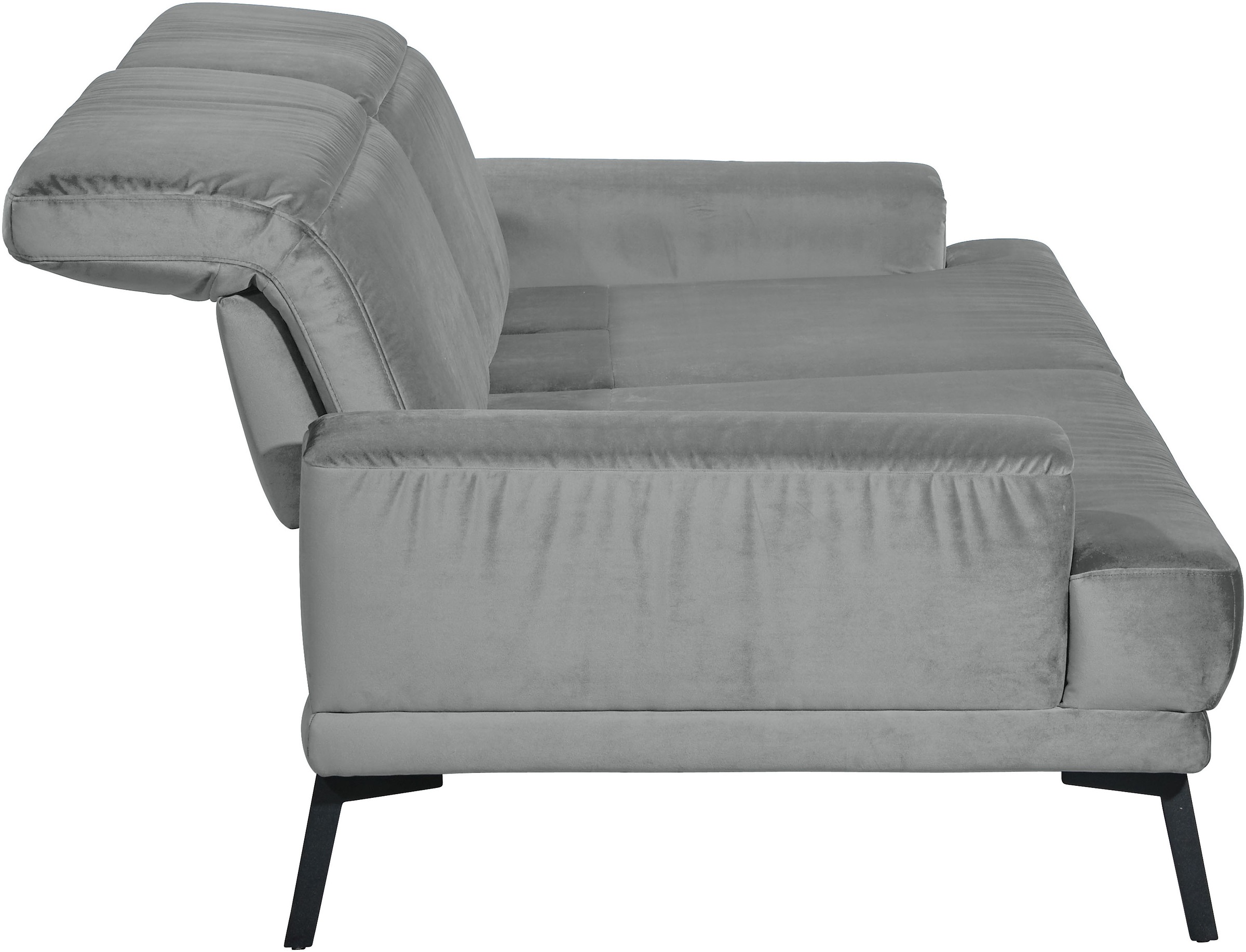 Musterring 3-Sitzer »MR 4580«, inkl. Kopf- und Sitztiefenverstellung, Fuß schwarz, B228 x T103 cm