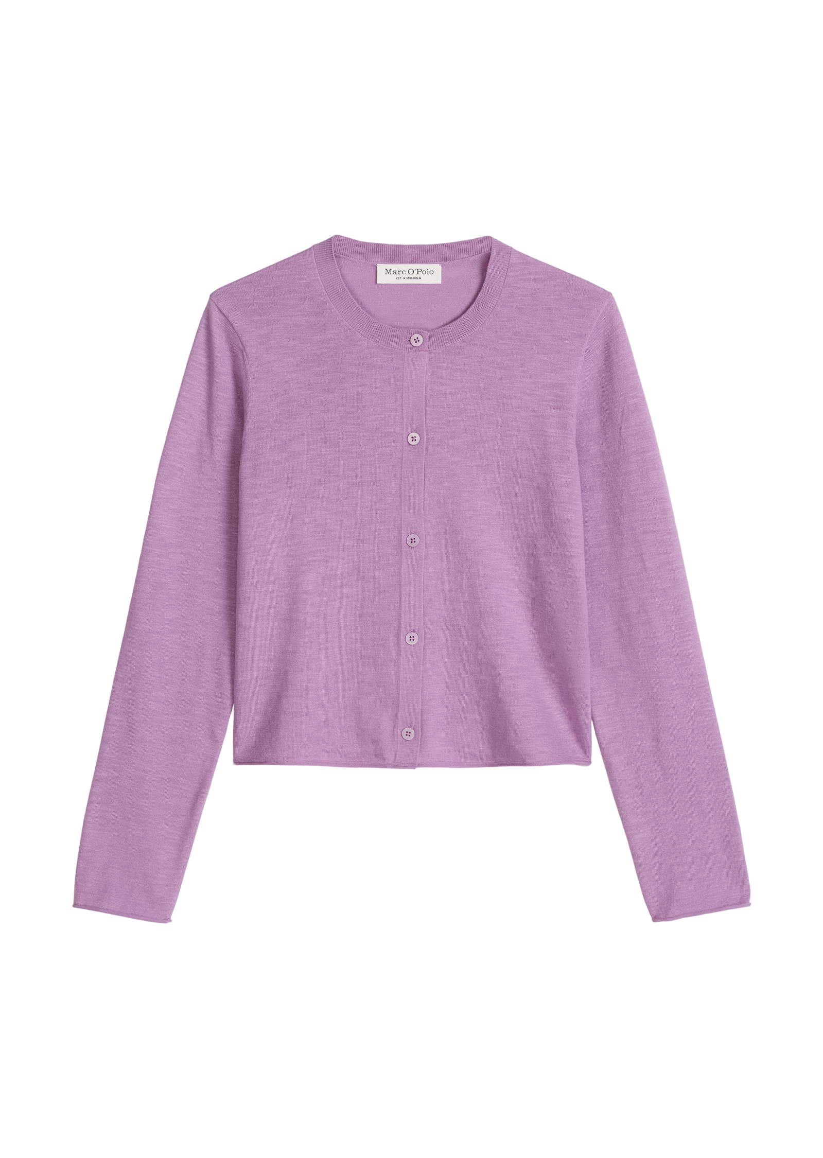 Marc O'Polo Cardigan regular aus Organic Cotton-Leinen-Mix