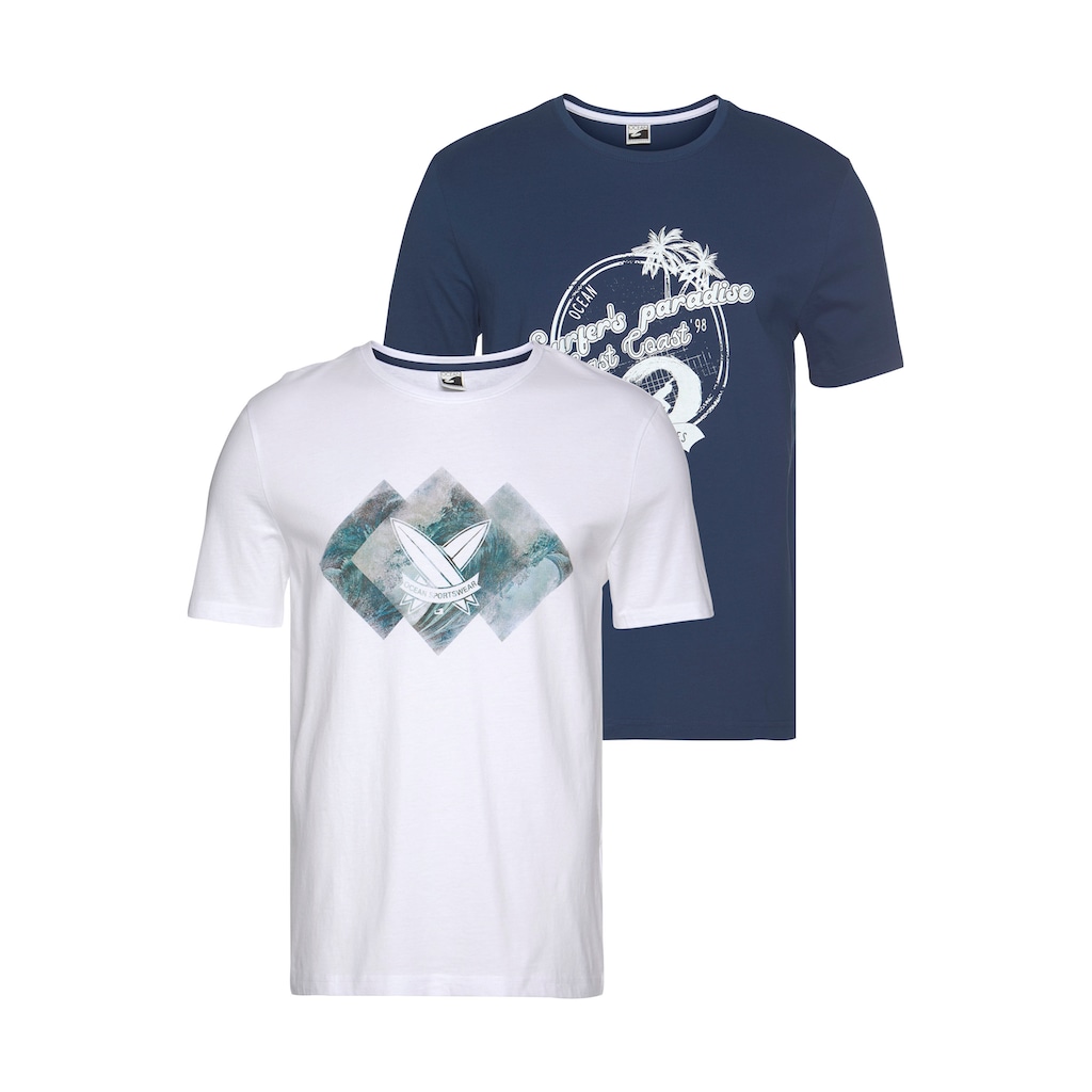 Ocean Sportswear T-Shirt »Essentials T-Shirts«, (Packung, 2er-Pack)