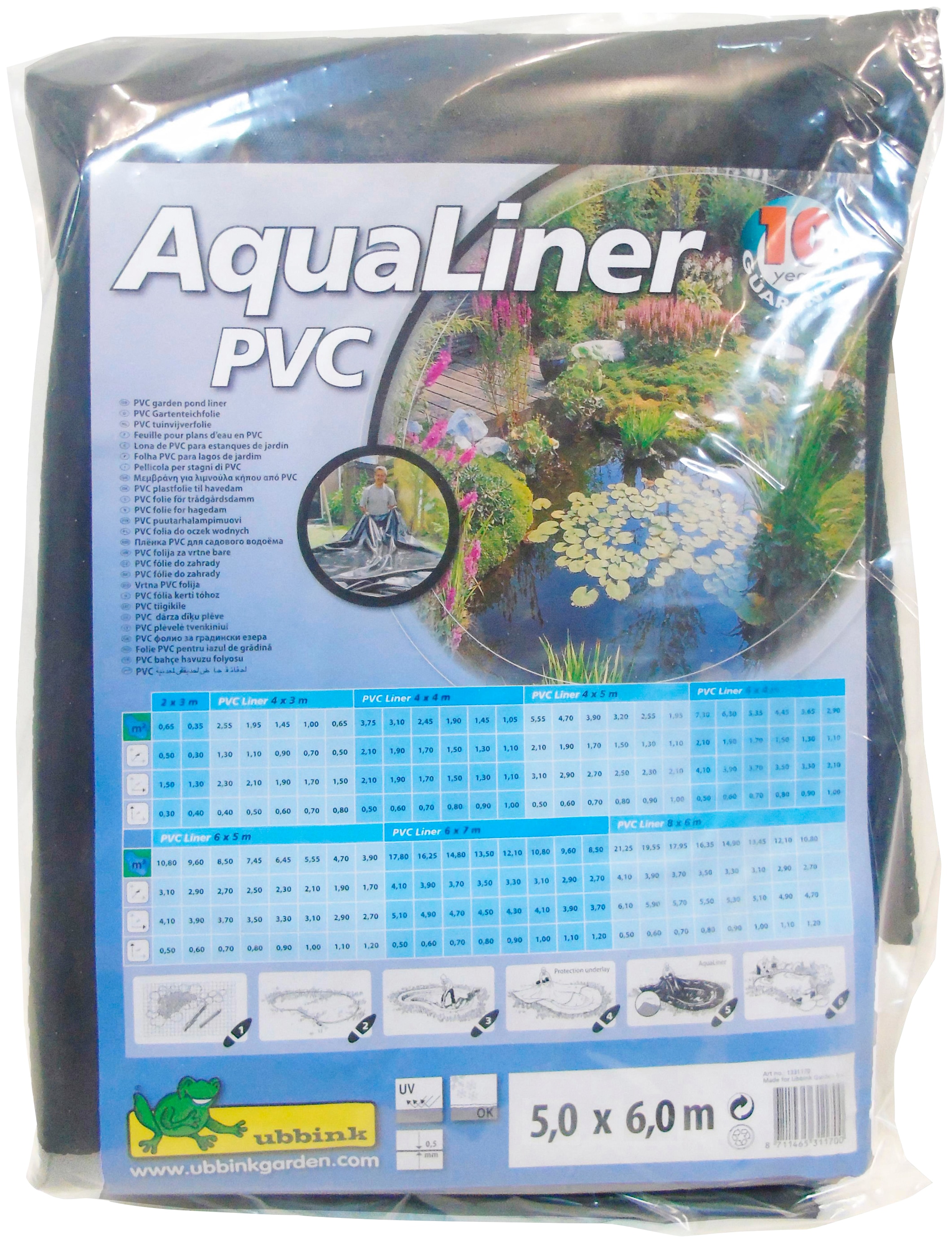 Ubbink Teichfolie »Aqualiner«, BxL: 600x500 cm