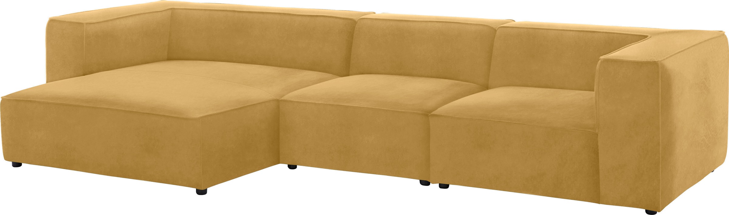 W.SCHILLIG Ecksofa »around-the-block«, mit eleganter Biese, mit Federkern, Breite 341 cm
