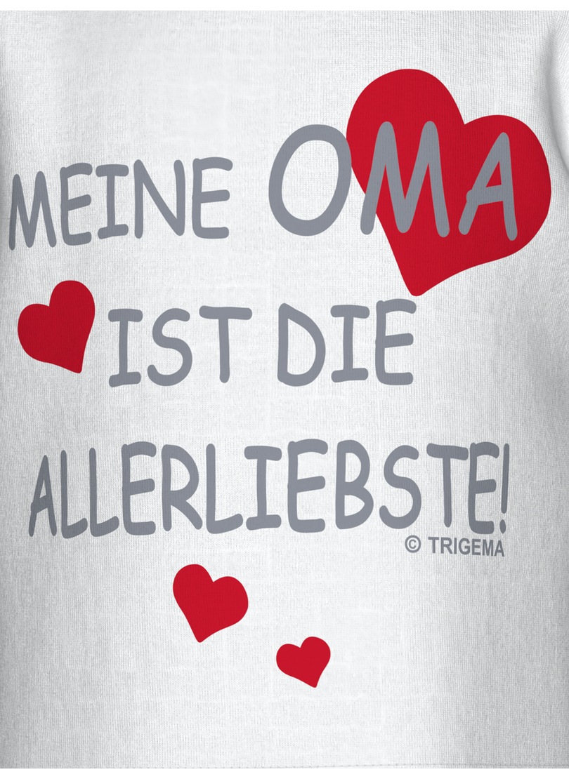 Trigema T-Shirt »TRIGEMA T-Shirt Omas Liebling«, (1 tlg.)