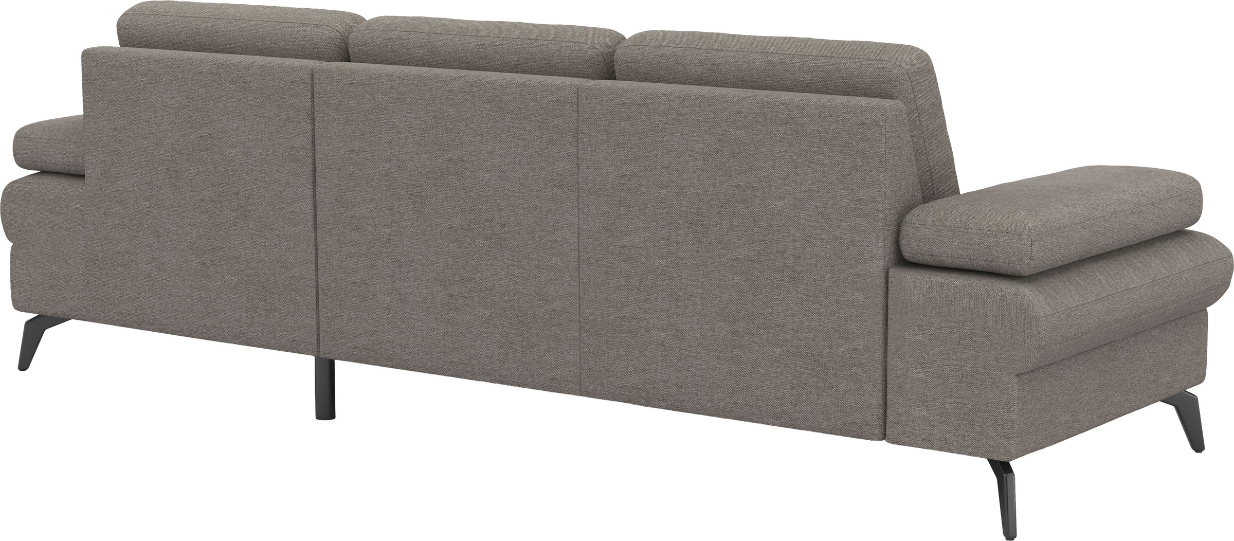 sit&more Ecksofa »Morris Jubi L-Form«, inkl. Armteilfunktion und 1 Zierkissen, wahlweise mit Bettfunktion