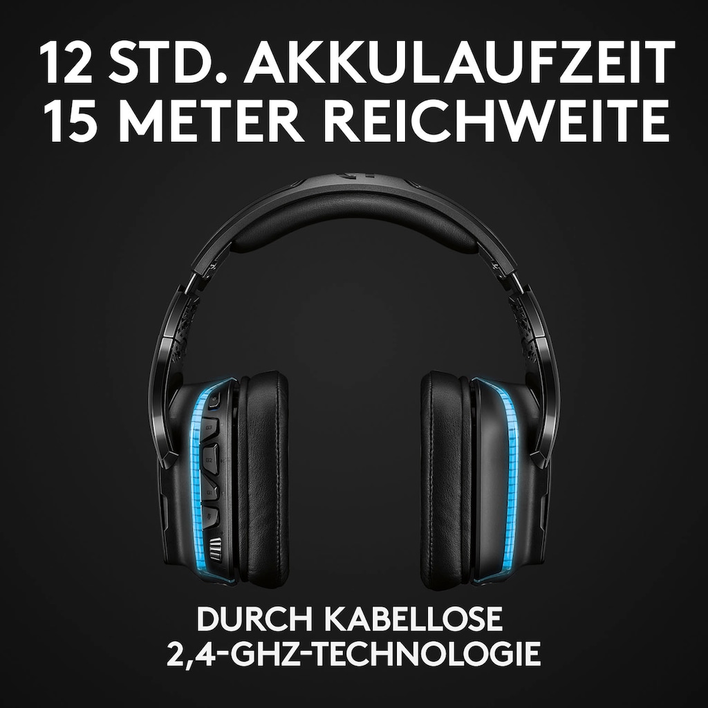 Logitech G Gaming-Headset »G935 7.1 Surround Sound LIGHTSYNC Gaming Headset«