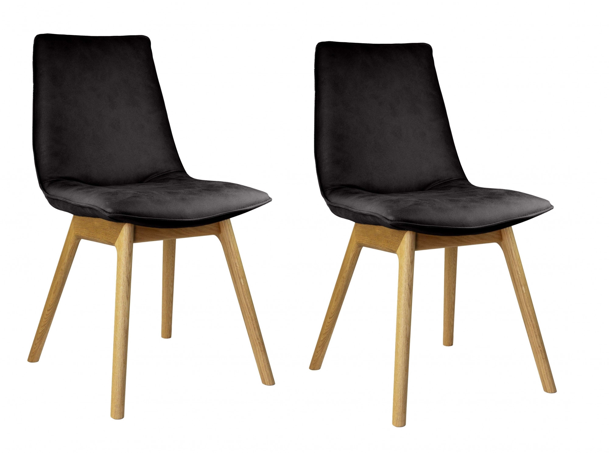 andas Esszimmerstuhl »Ramon«, (Set), 2 St., Microfaser, mit Massivholzbeine günstig online kaufen