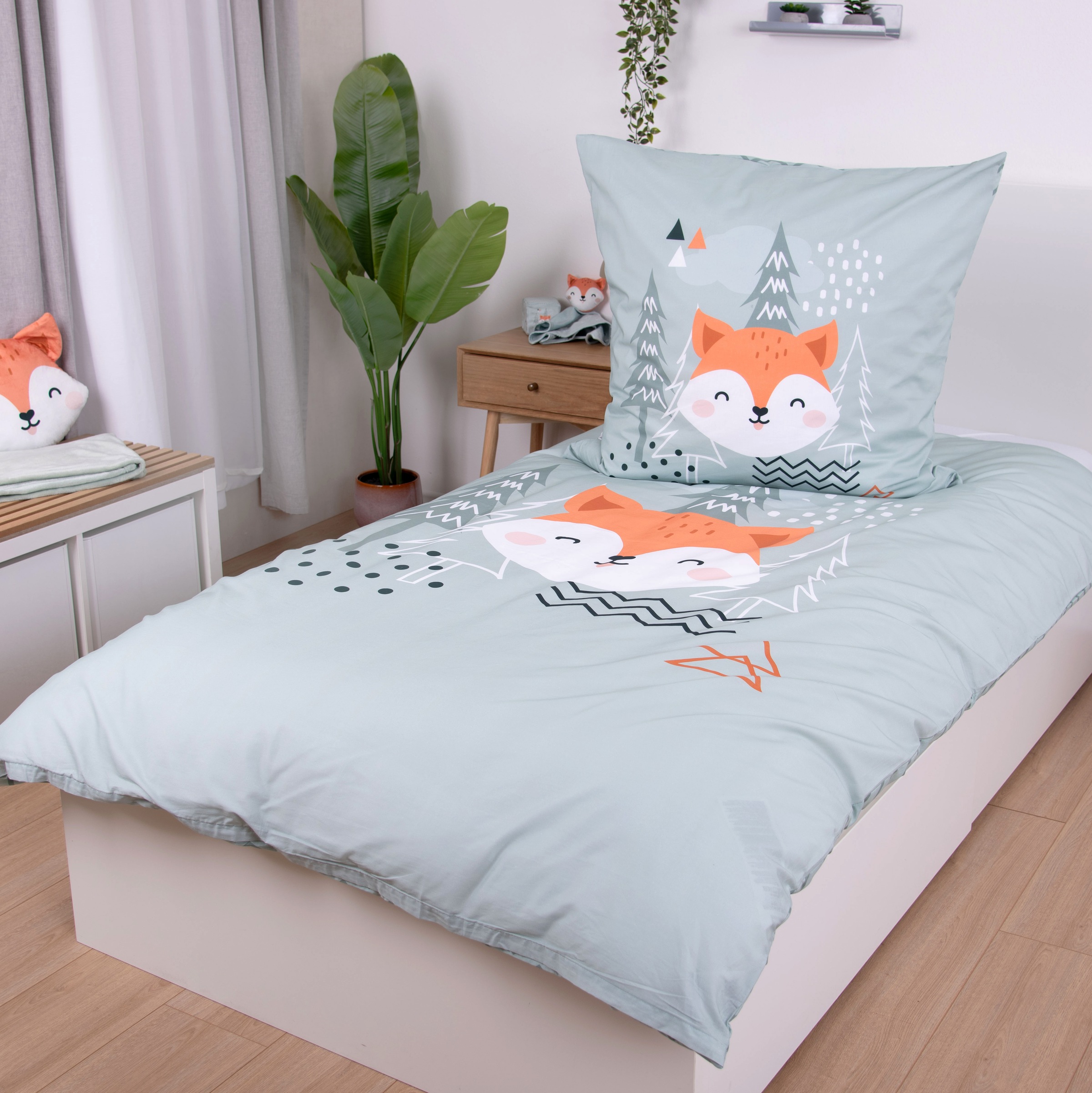 Baby Best Wendebettwäsche »Young Collection Nordic Forest«, mit tollem Wend günstig online kaufen