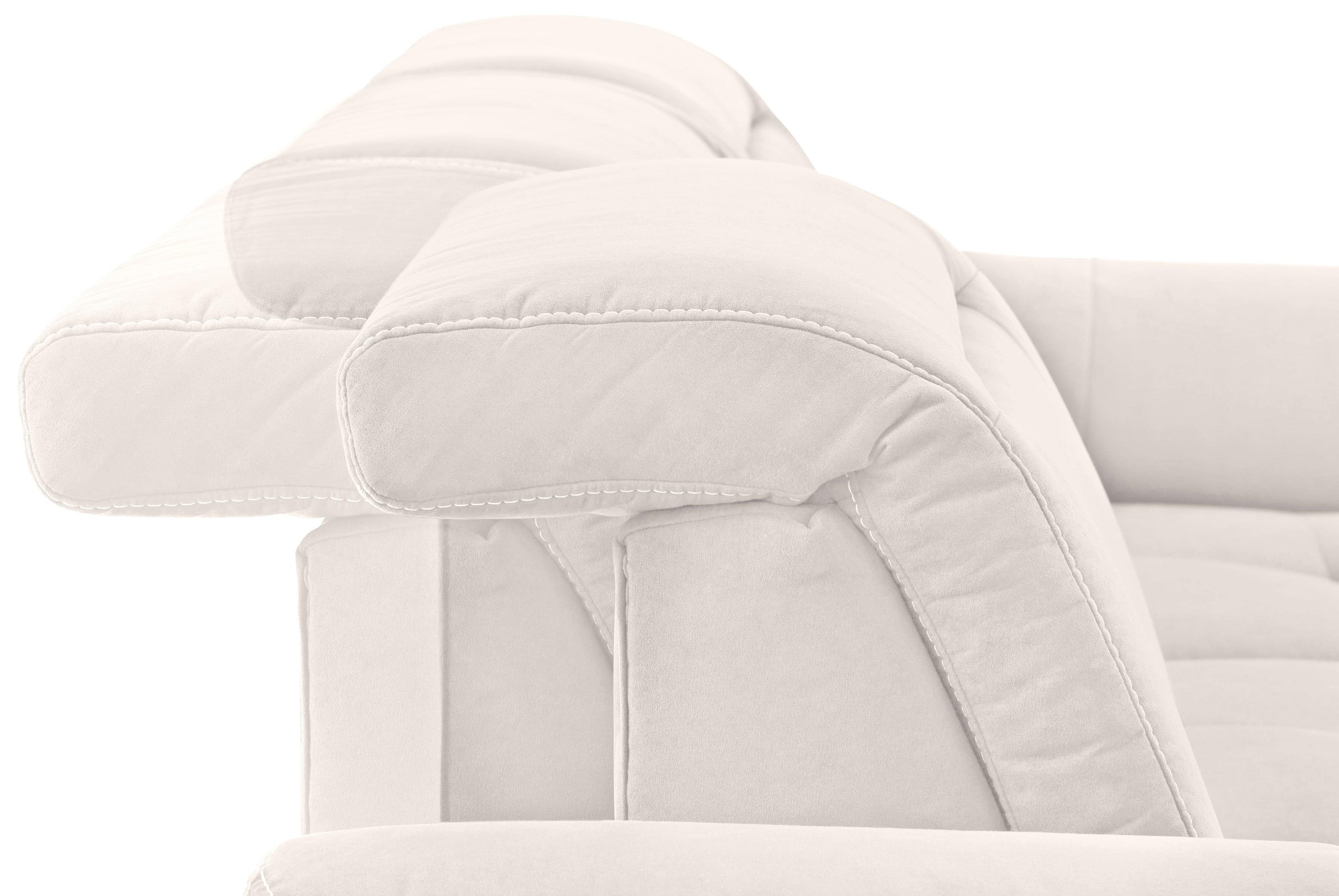 Home affaire Ecksofa »Solvei L-Form«, mit Recamierenabschluß und Sitztiefenverstellung
