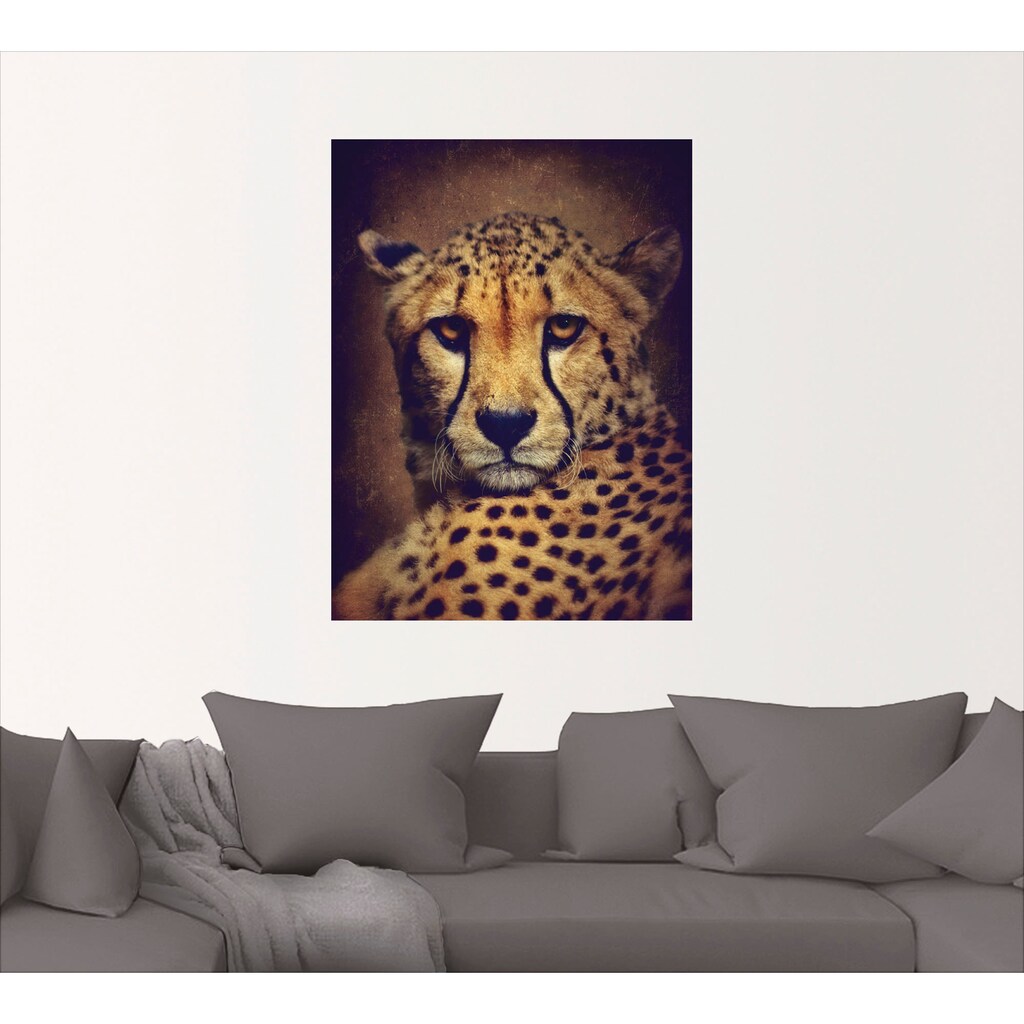 Artland Wandbild »Gepard«, Wildtiere, (1 St.)