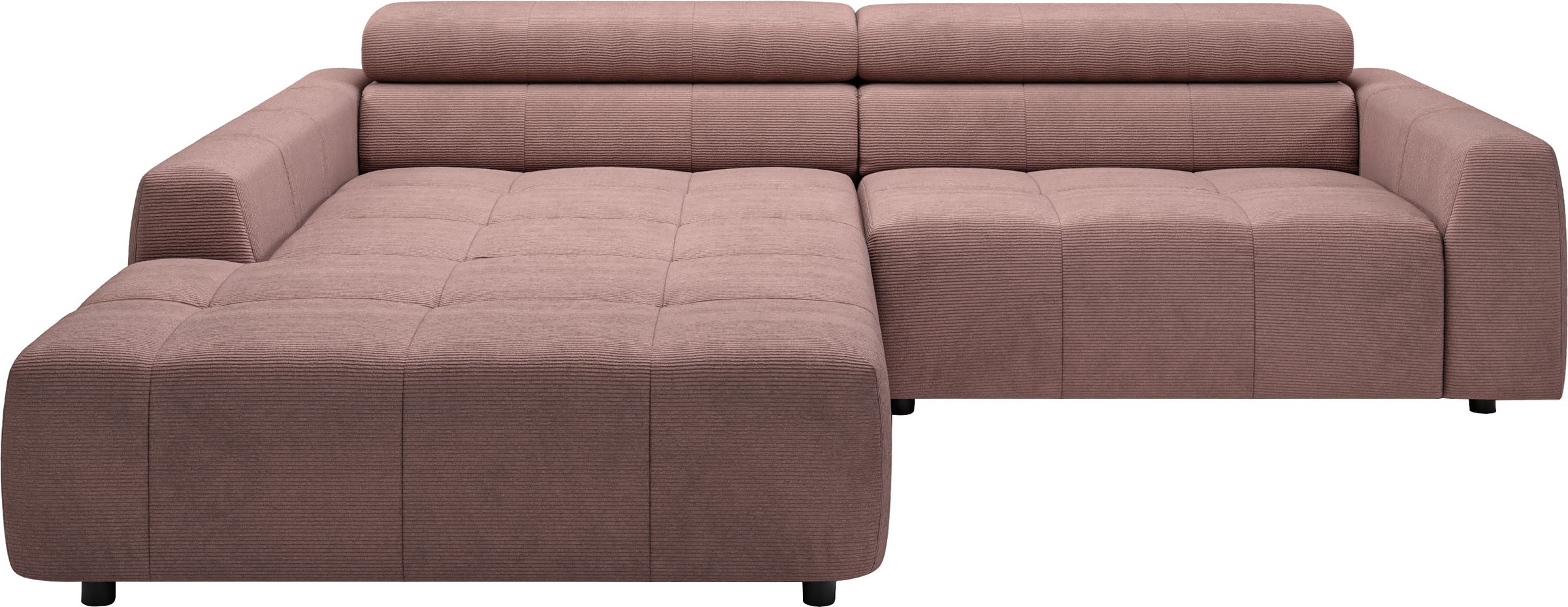 3C Candy Ecksofa "Denver auch mit Cord- und Easy care-Bezug, Kopfteilverste günstig online kaufen