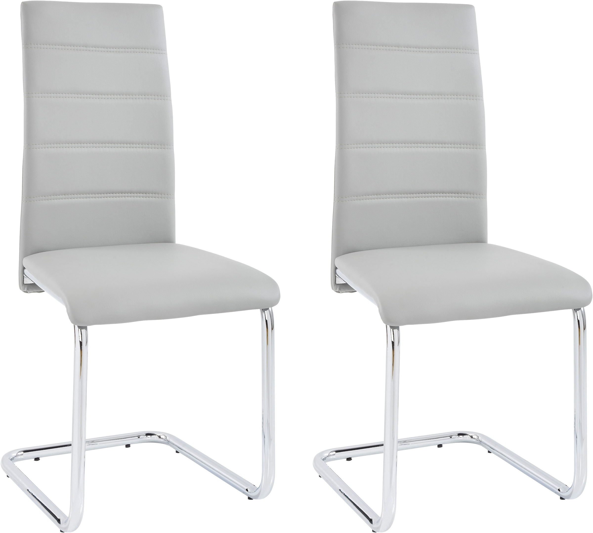 INOSIGN Freischwinger »Adora«, (Set), 4 St., Kunstleder, (2 oder 4 Stück) B günstig online kaufen