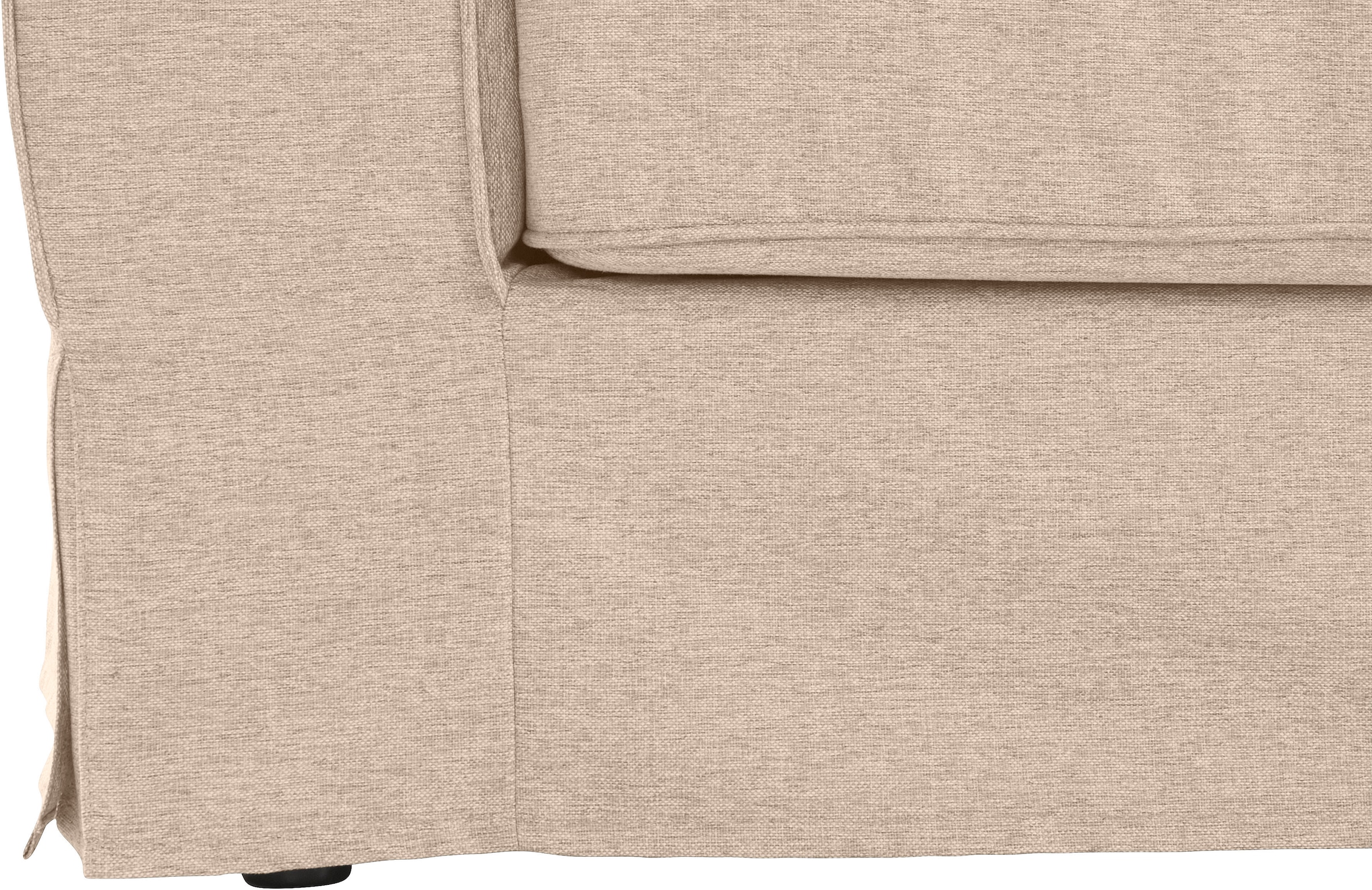 Timbers Ecksofa »Vintage L-Form«, 3-Sitzer Polsterecke im Landhausstil, mit abnehmbarer Husse