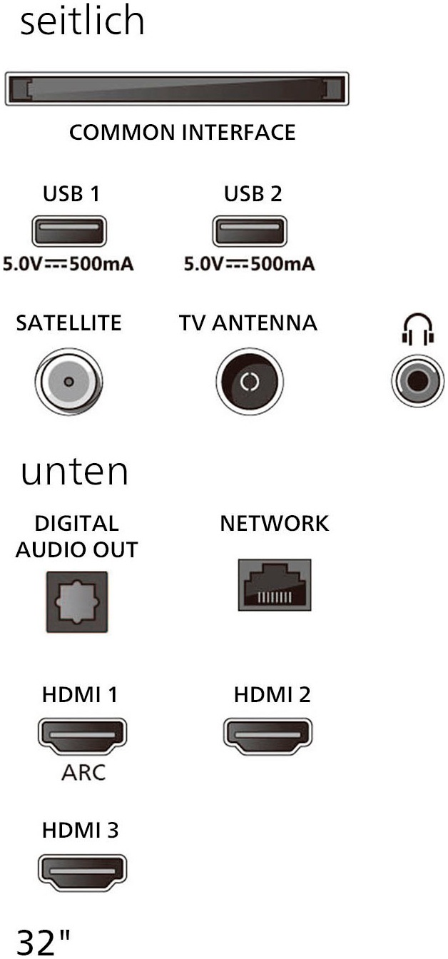 Philips LED-Fernseher »32PHS6000/12«, HD, Smart-TV