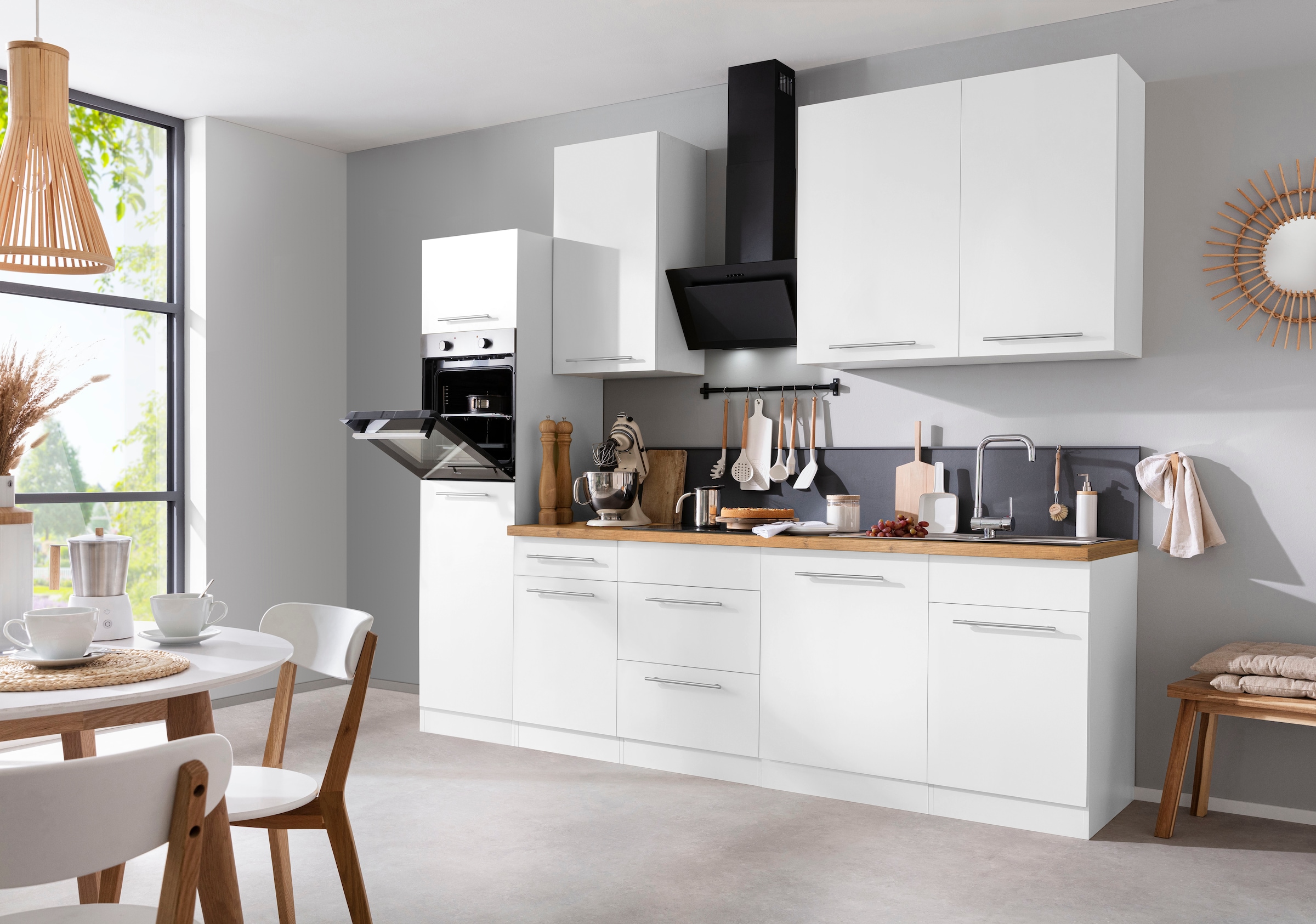 wiho Küchen Küchenzeile »Unna« ohne E-Geräte, Breite 280 cm