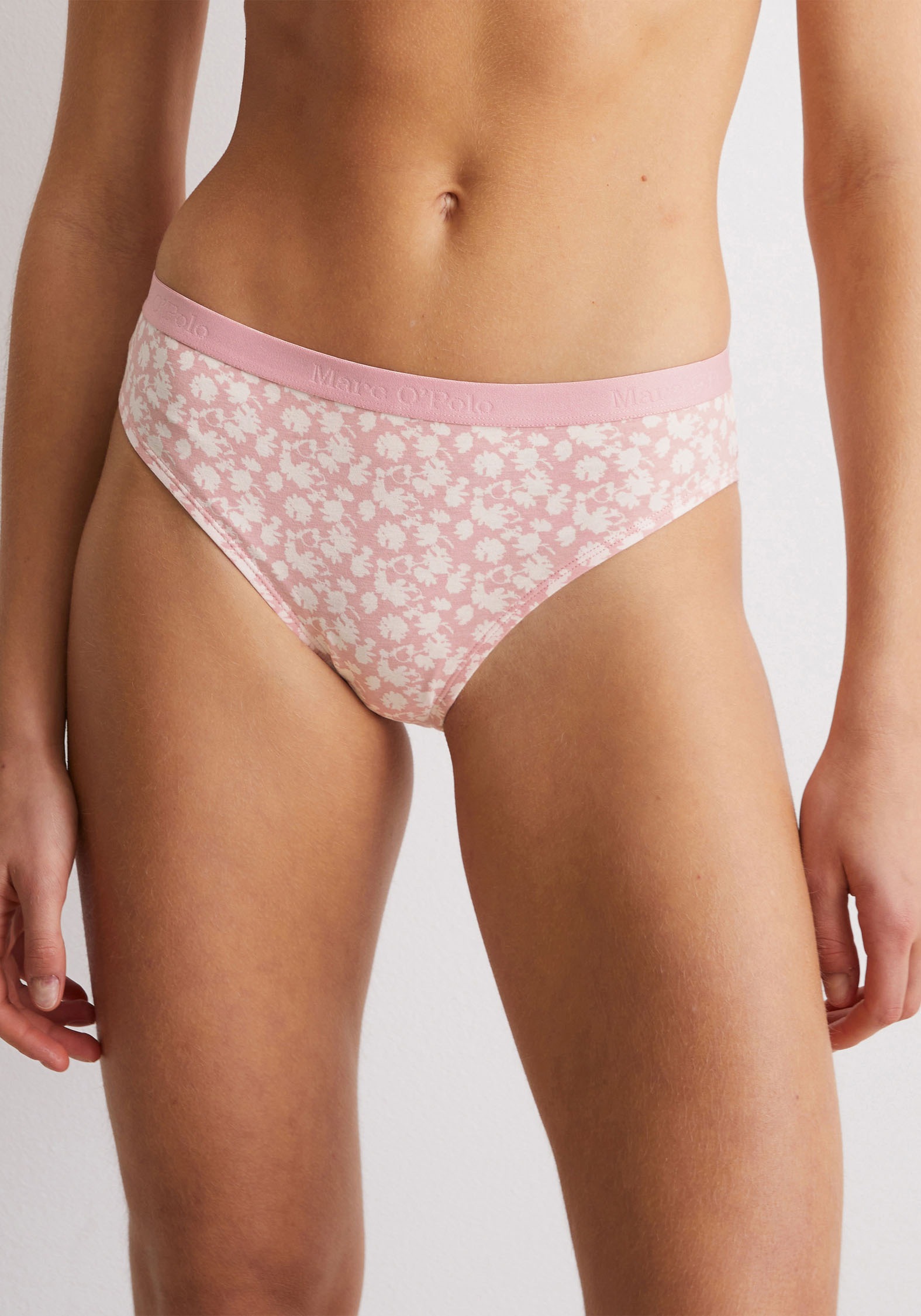 Marc O'Polo Slip »Essentials«, (3er Pack), mit elastischem Bund mit Logo