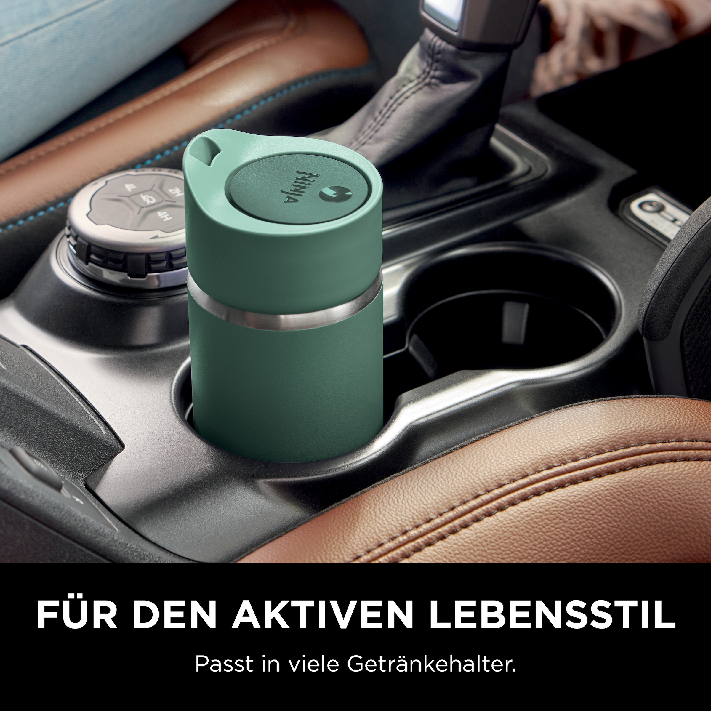 NINJA Isolierflasche »Ninja Sip Perfect Reisebecher - 300 ml DW1203EUU / 400 ml DW1603EUU«, Kontrollierte Wärme für den perfekten Schluck, jedes Mal
