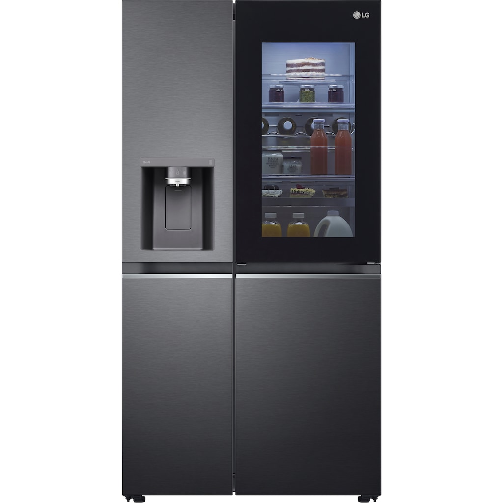 LG Side-by-Side »GSXV90MCAE«, GSXV90MCAE, 179 cm hoch, 91,3 cm breit, InstaView™